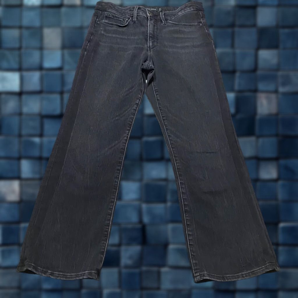 Athleta Athleta Jeans Womens 6P Faded Black Denim Dark Wash High Rise Straight Crop Size 28" / US 6 / IT 42 - 1 Thumbnail