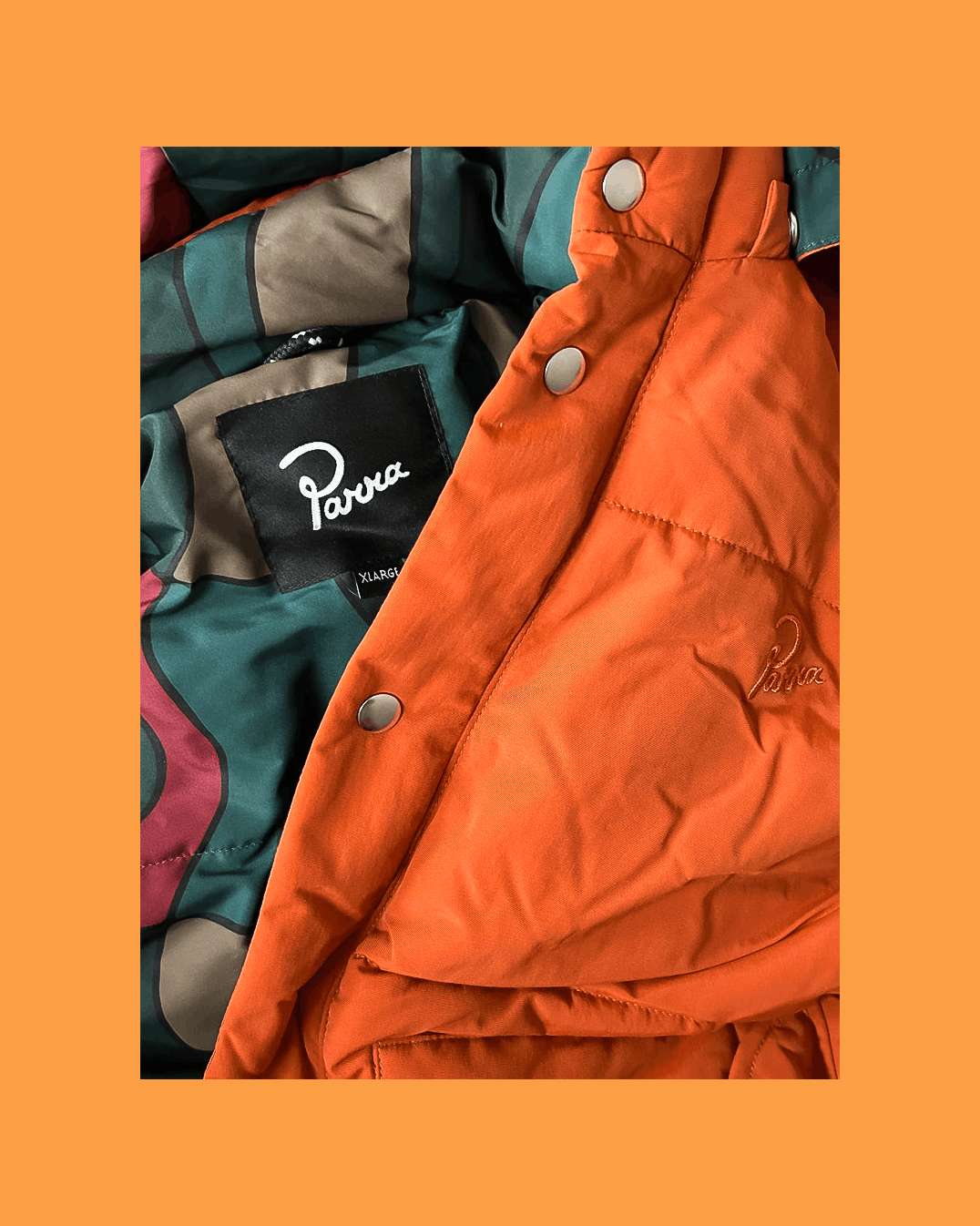 By Parra by Parra Trees In Wind Puffer Jacket Size US XL / EU 56 / 4 - 5 Thumbnail