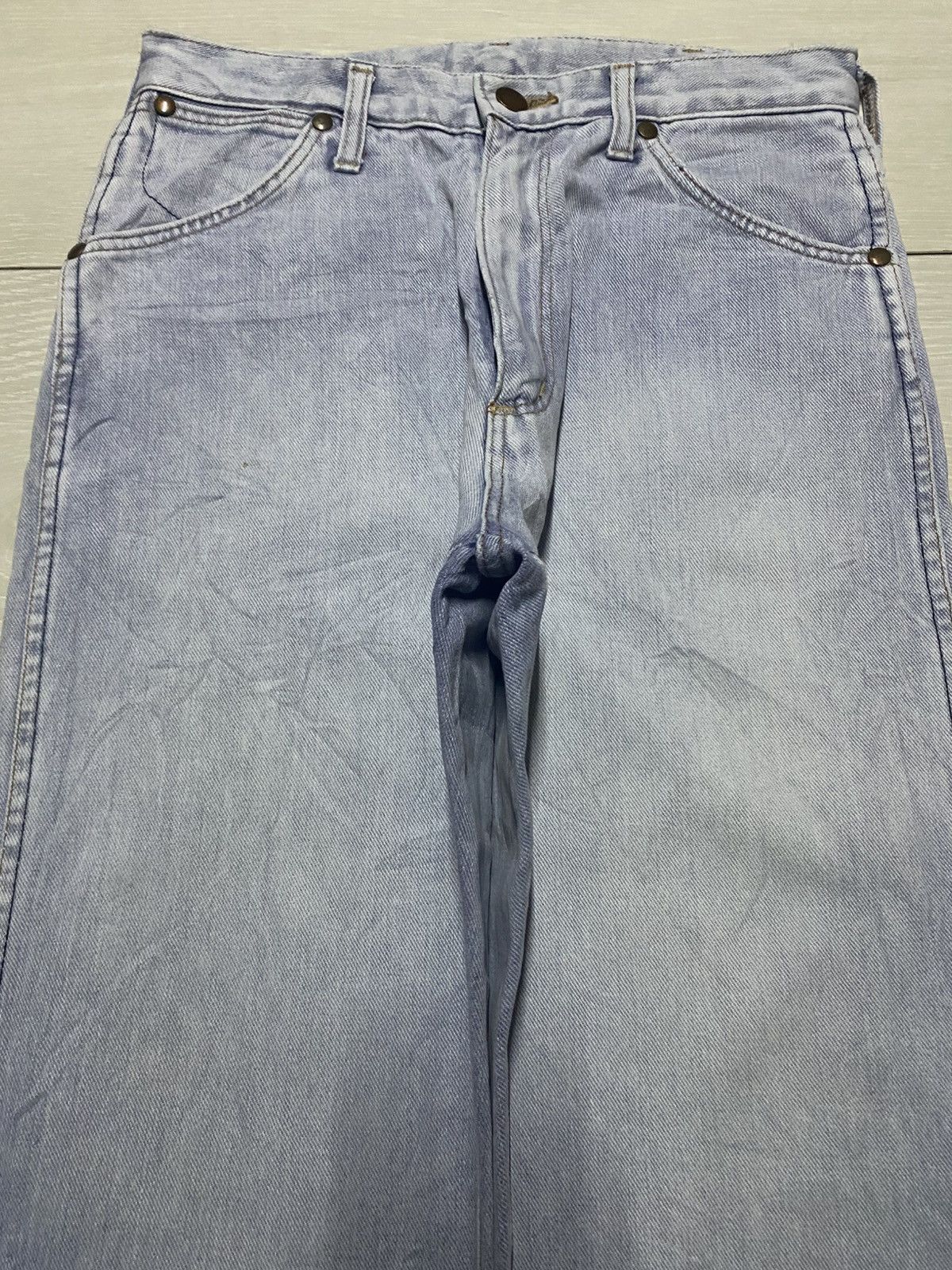 Gant × Wrangler True Vintage Wrangler Japan Light Wash Loose Jeans Size US 28 / EU 44 - 3 Thumbnail