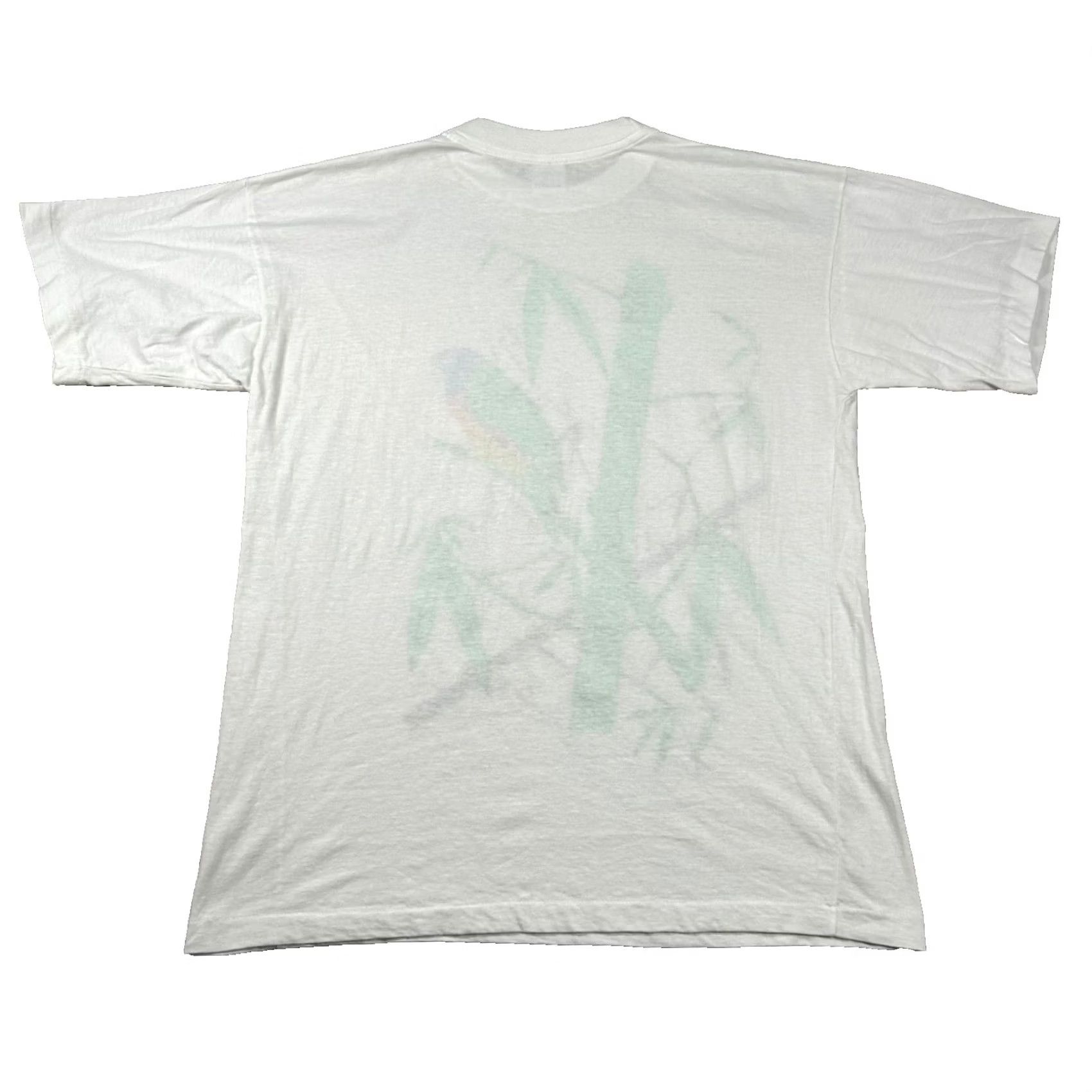Vintage VINTAGE St. Lucia Shirt Mens XL West Indies Tropical Parrot Parakeet Jungle 90s America’s Best White T-Shirt Mens XL Tropical 90s Size US XL / EU 56 / 4 - 2 Thumbnail