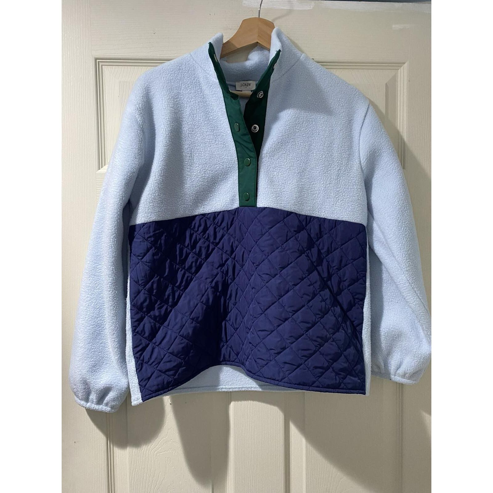 J.Crew J Crew Women Quilter Sherpa Half Zip Sweater Size XS A002022 Size XS / US 0-2 / IT 36-38 - 3 Thumbnail