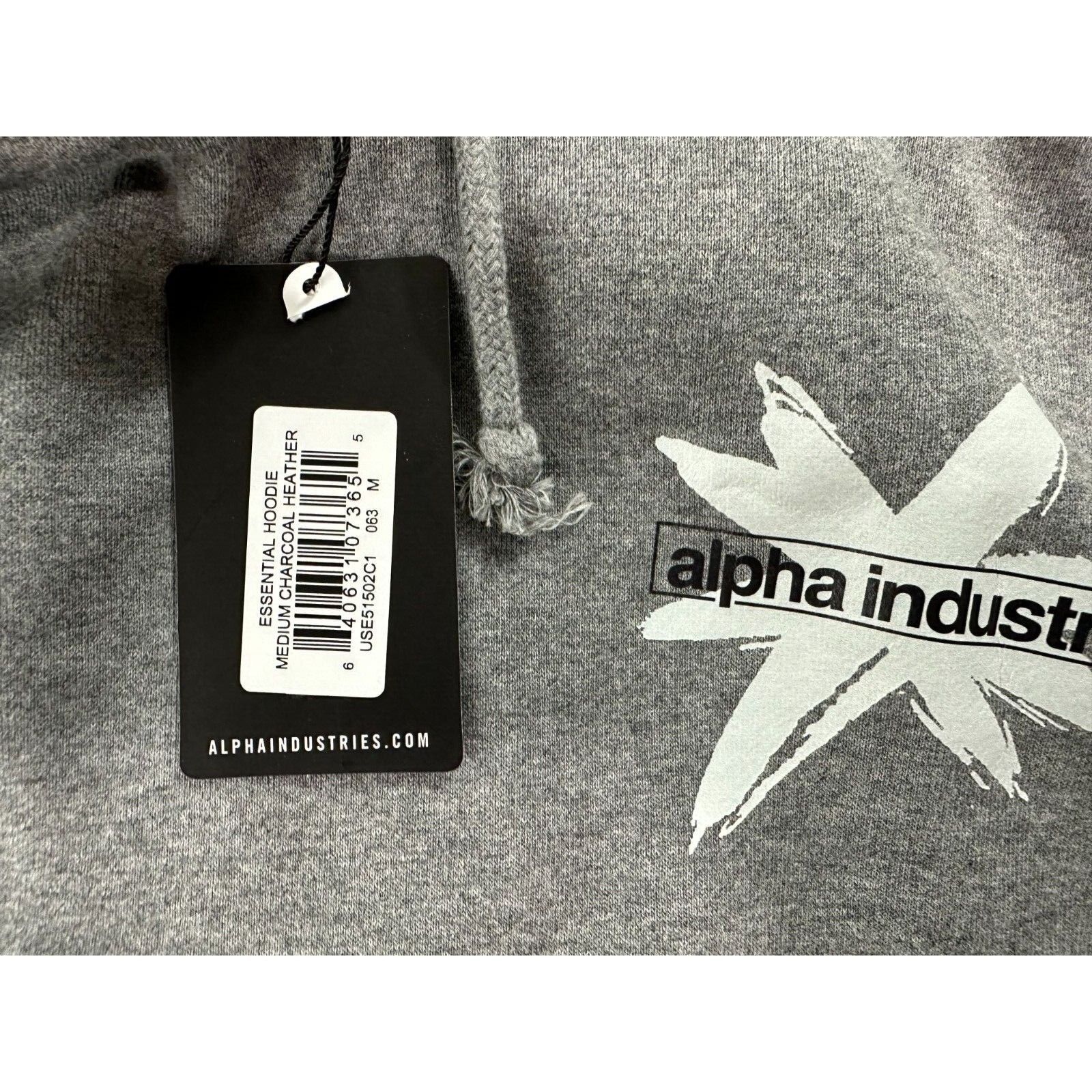 Alpha Industries Alpha Industries Essential Hoodie color Charcoal Heather Siz Size US M / EU 48-50 / 2 - 4 Thumbnail