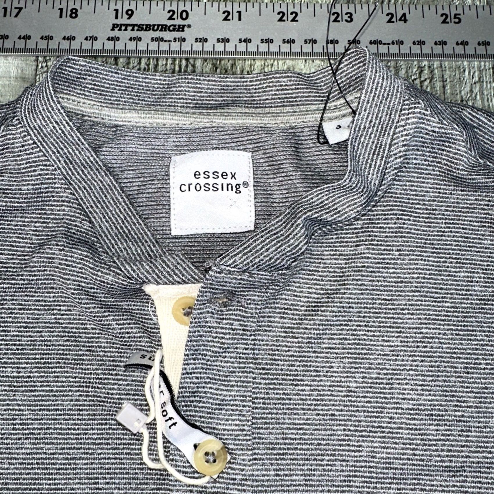 Vintage Essex Crossing Stretch Fit Short Sleeve Button-Down Shirt Size S Men Green Short Sleeve Button-Down Essex Crossing Stretch Fit Shirt S Mens Green Size US S / EU 44-46 / 1 - 3 Thumbnail