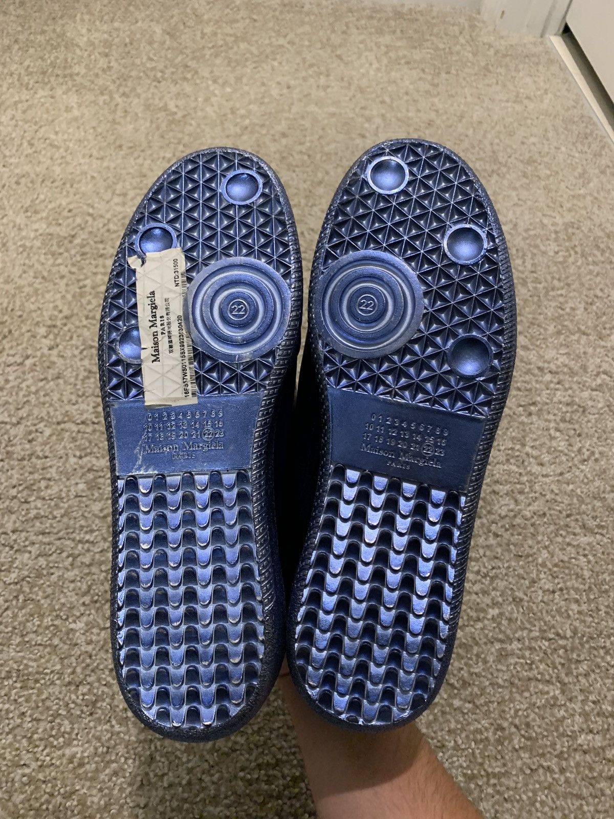 Designer × Maison Margiela Maison Margiela Future Low Metallic Blue Size US 9.5 / EU 42-43 - 6 Thumbnail