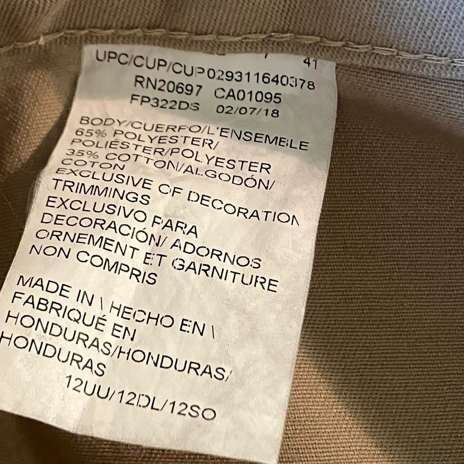 Dickies Dickies Khaki Chino Straight Leg Work Slacks Size 34" / US 12 / IT 48 - 6 Thumbnail