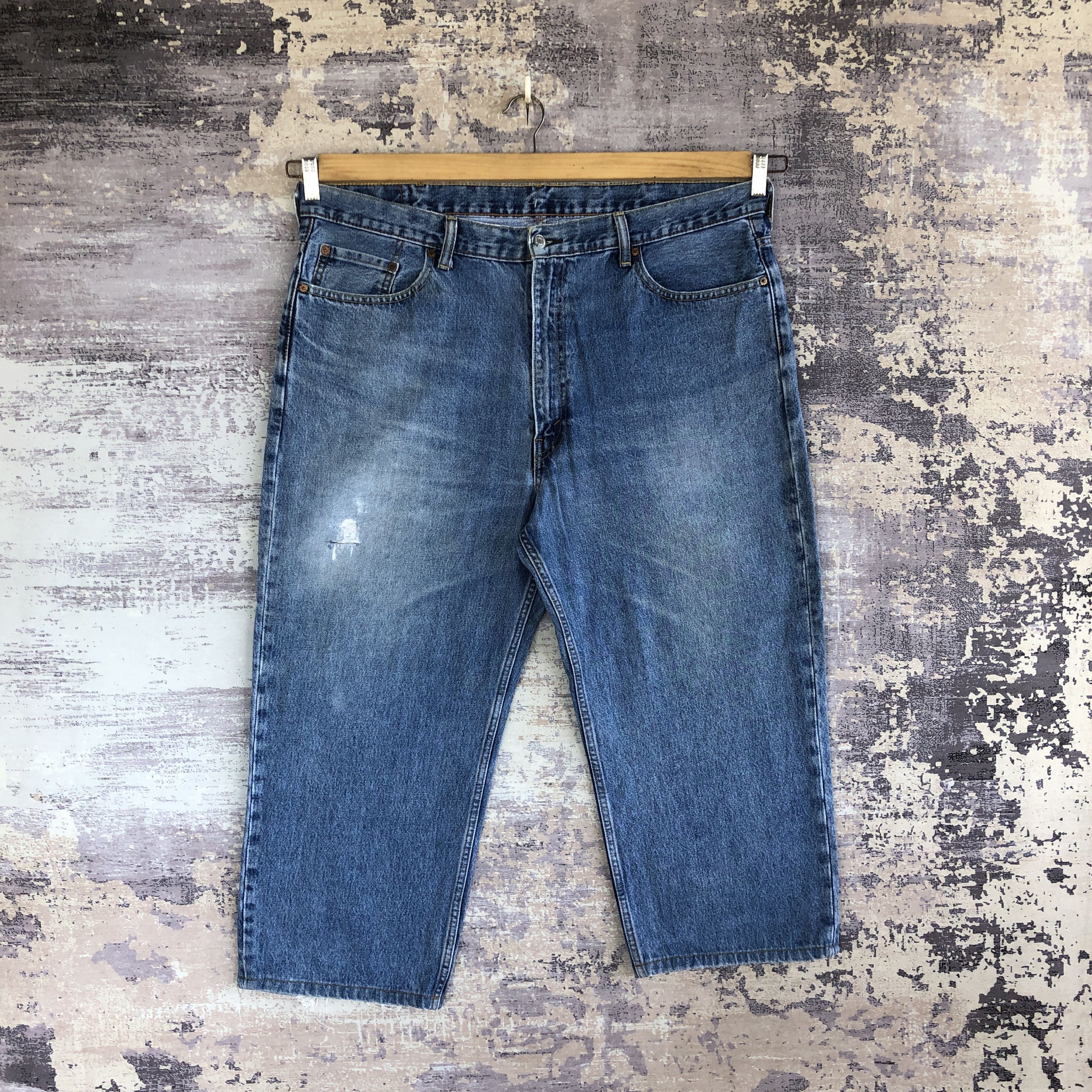 Levi's Vintage Baggy Levis Jeans Distressed Levi's 550 Faded Denim Size US 42 / EU 58 - 1 Thumbnail