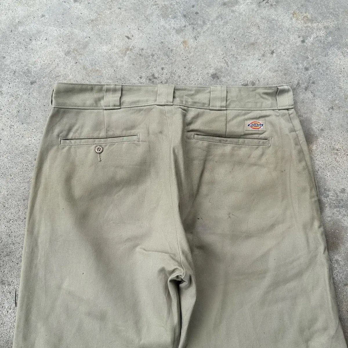 Dickies RUSTY DIRTY 🔥VTG DICKIES WORKWEAR TROUSERS KHAKI BLANK PANT Size US 34 / EU 50 - 10 Thumbnail