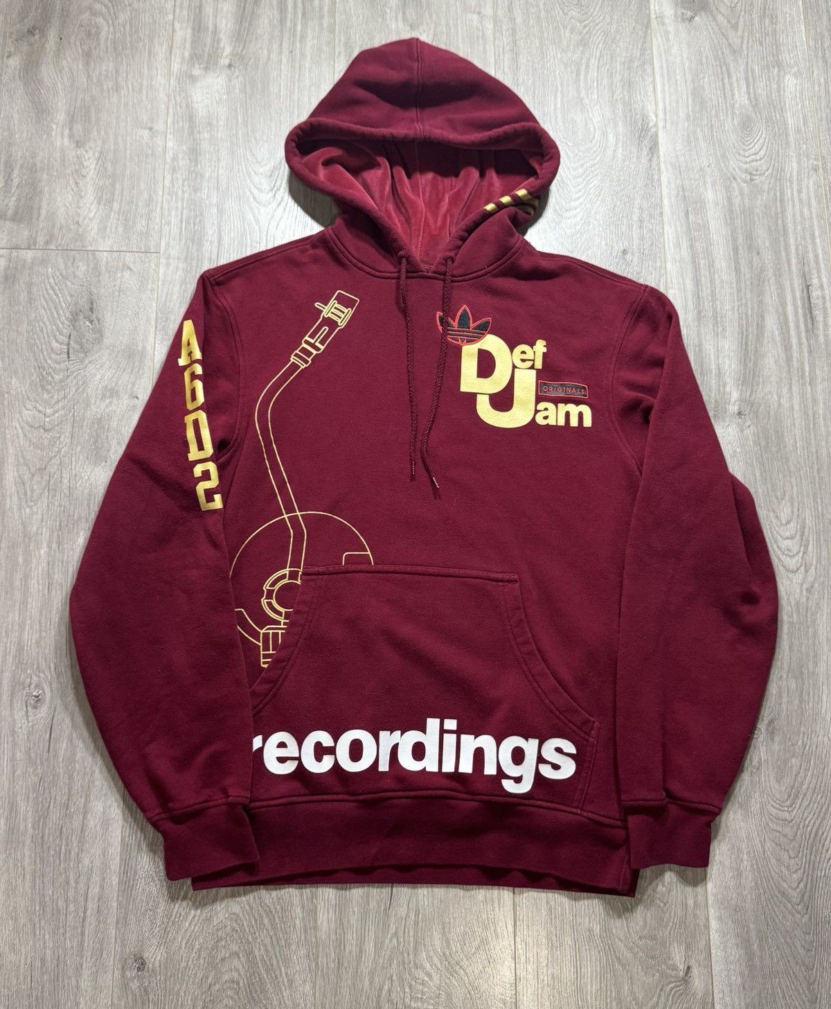 Adidas Adidas Originals X Def Jam Recordings Trefoil Hoodie Size US S / EU 44-46 / 1 - 1 Thumbnail