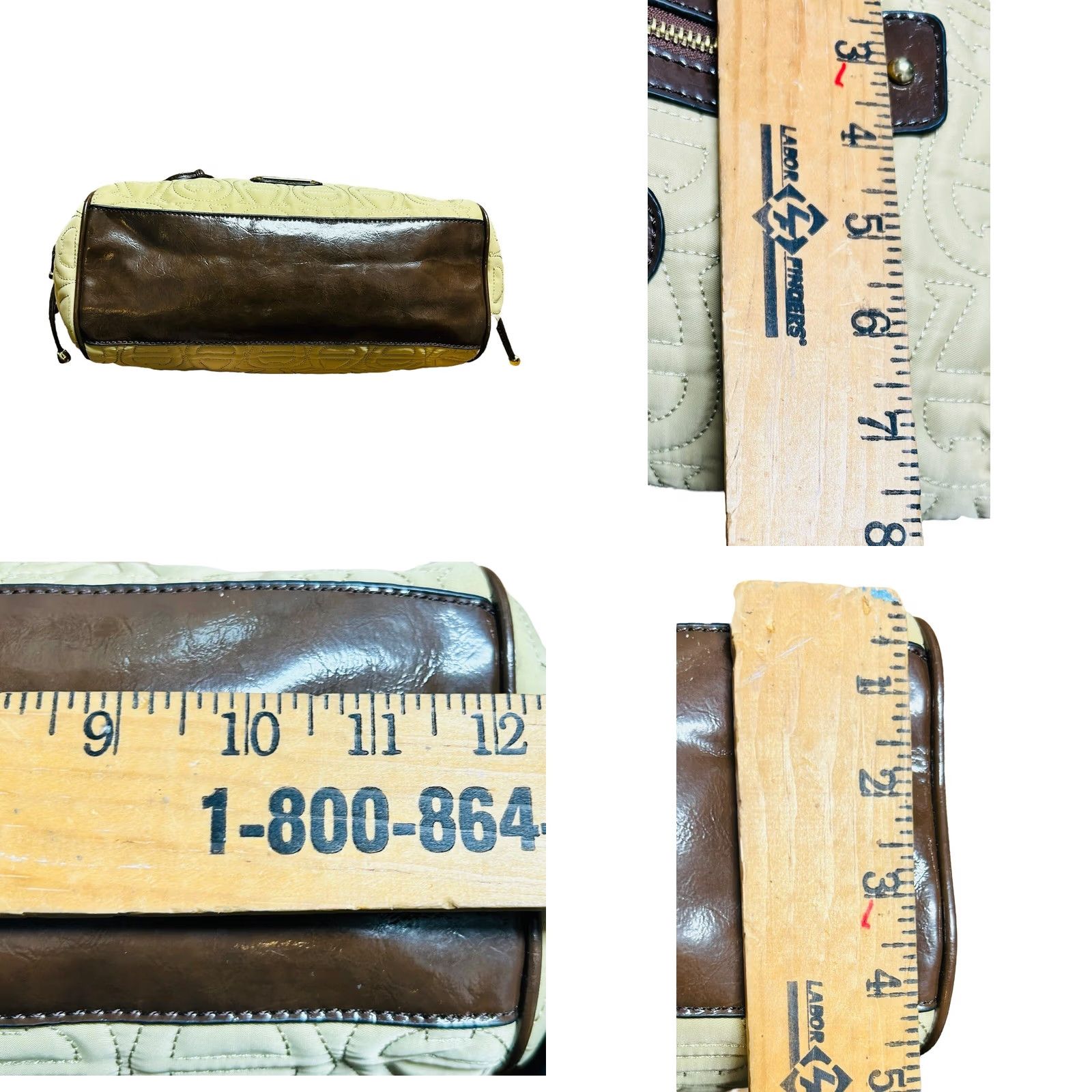 Etienne Aigner Etienne Aigner Women's Crossbody Purse Brown Shoulder Handbag Tote Bag Size ONE SIZE - 10 Thumbnail
