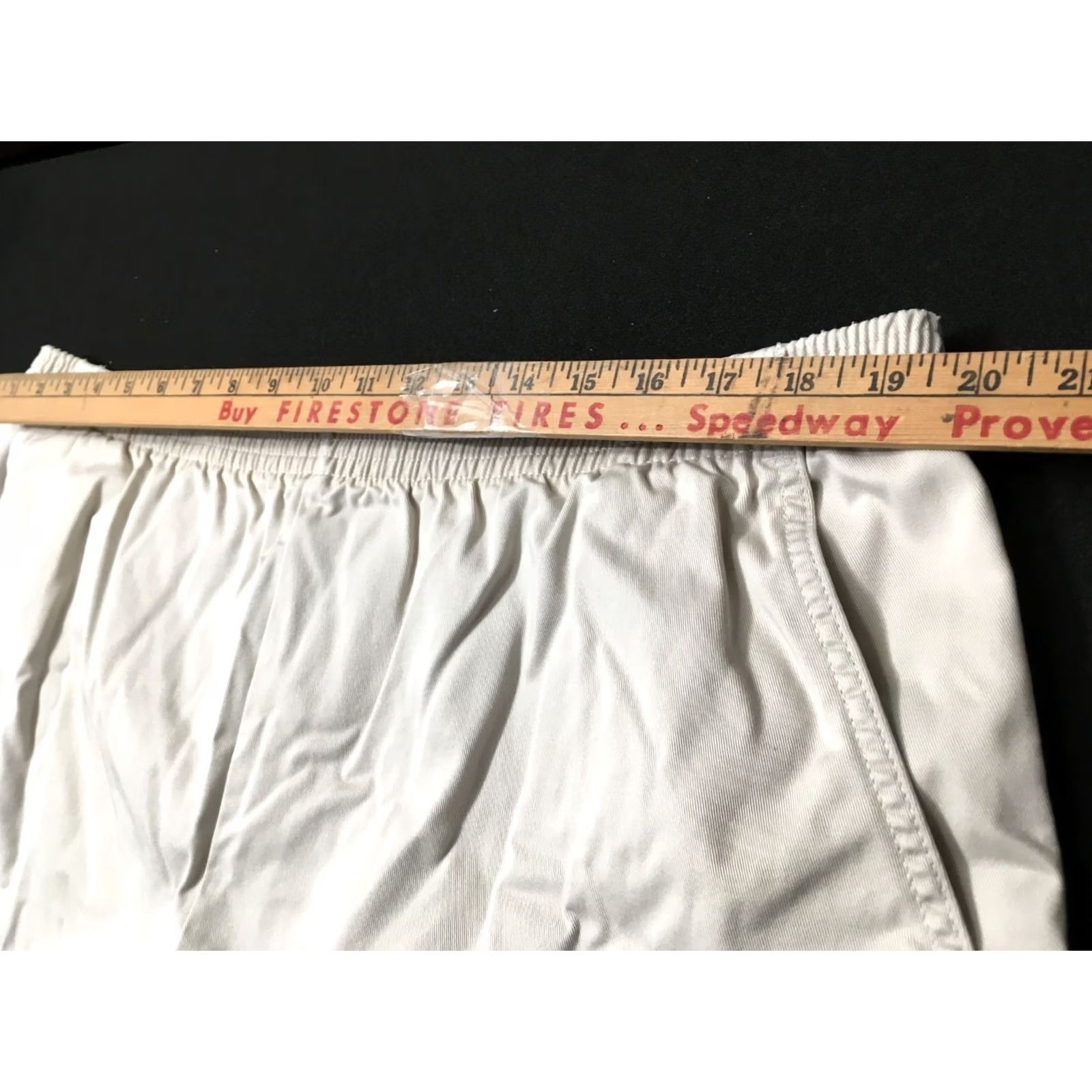 Vintage VINTAGE CHIC 90s relax WIDE-LEG beige PANTS WOMENS 20W 38 waist 25 inseam Size 42" / US 20 - 4 Thumbnail