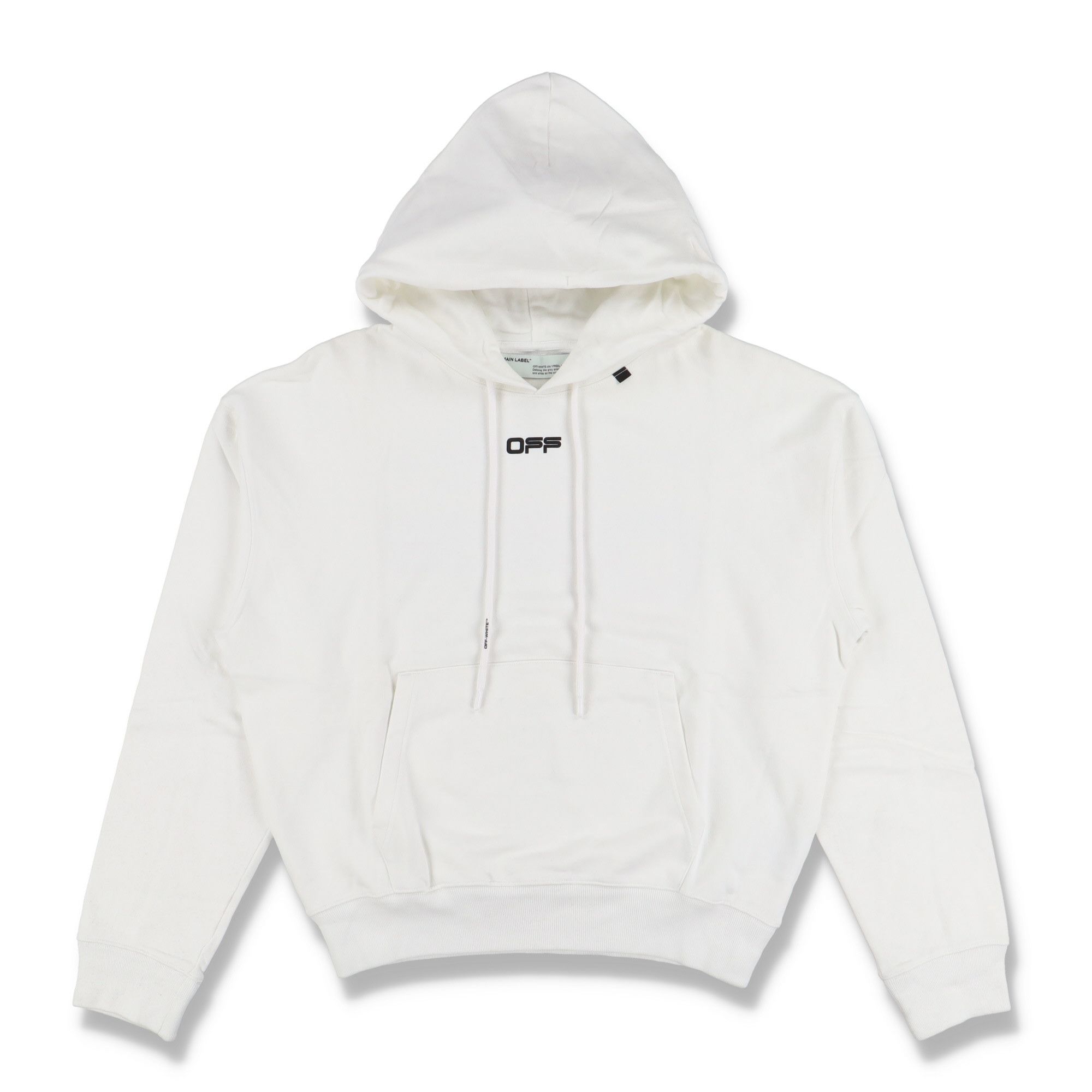 Off-White White Wavy Line Logo Oversized Hoodie Size US M / EU 48-50 / 2 - 5 Thumbnail
