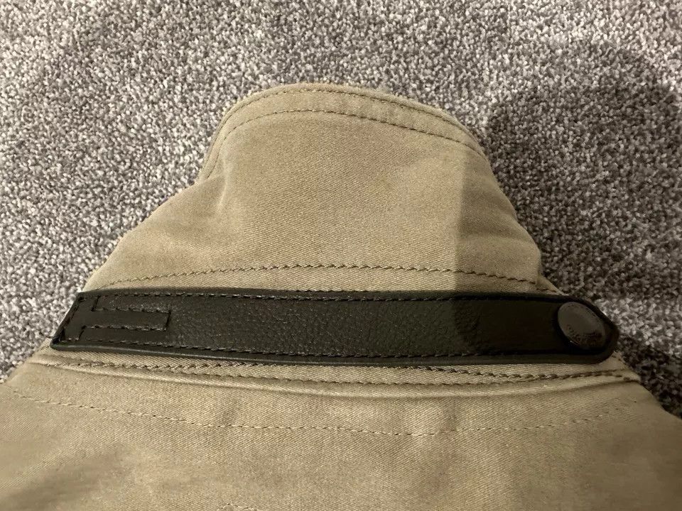 Palm Angels o1ebxxf0225 Denim Jacket in Beige Size US L / EU 52-54 / 3 - 3 Thumbnail