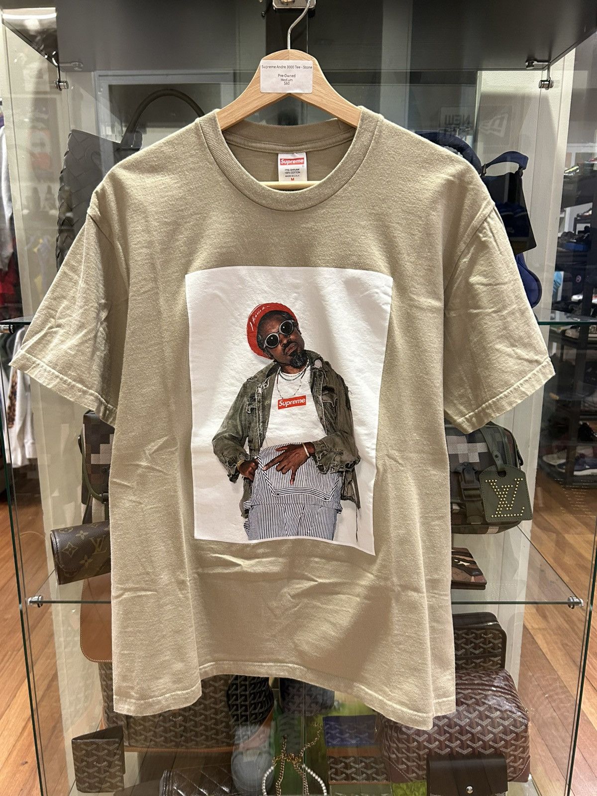Supreme Supreme Andre 3000 Tee - Stone Size US M / EU 48-50 / 2 - 1 Thumbnail