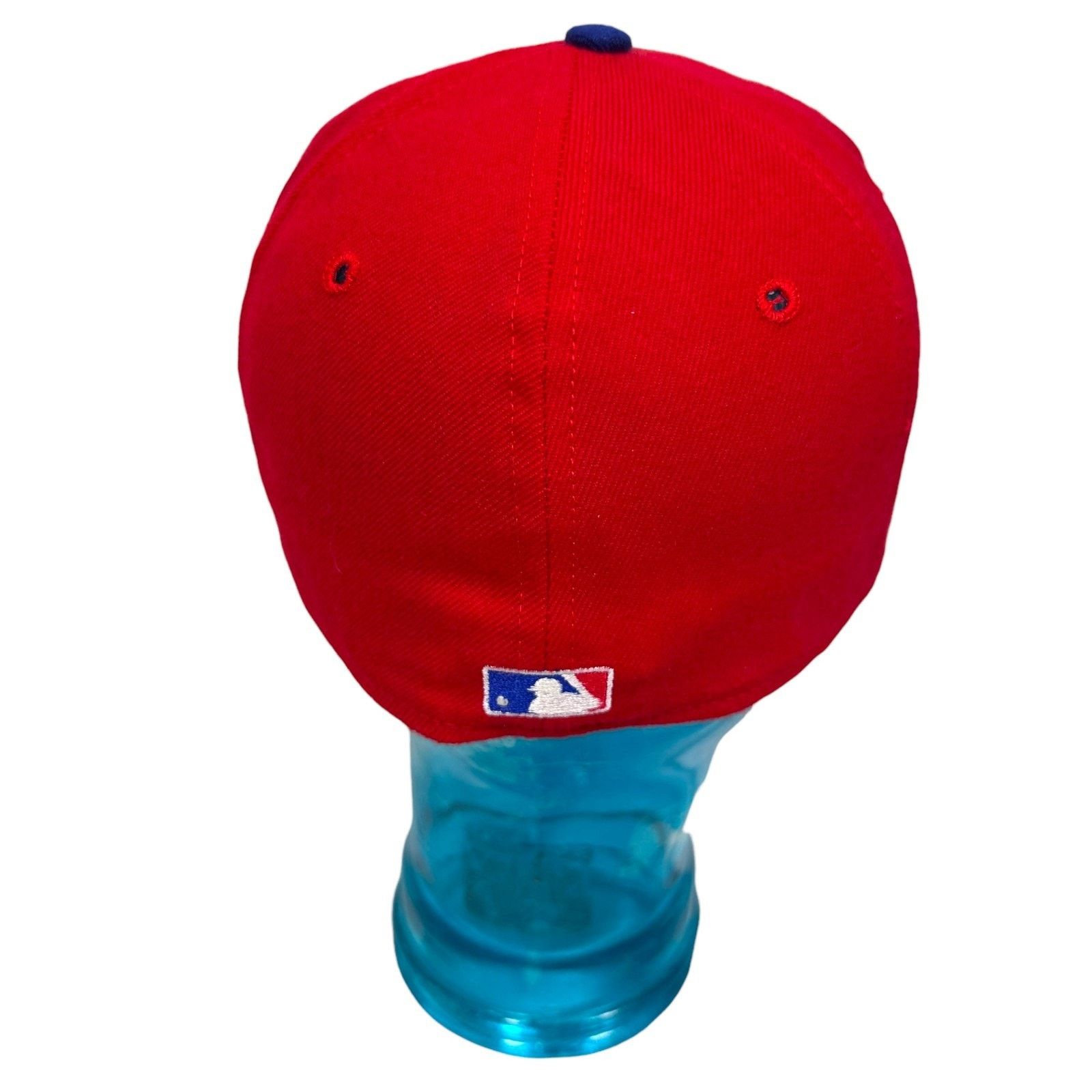 New Era Vintage New Era Philadelphia Phillies Fitted Hat 7 1/8 Red Size ONE SIZE - 4 Thumbnail