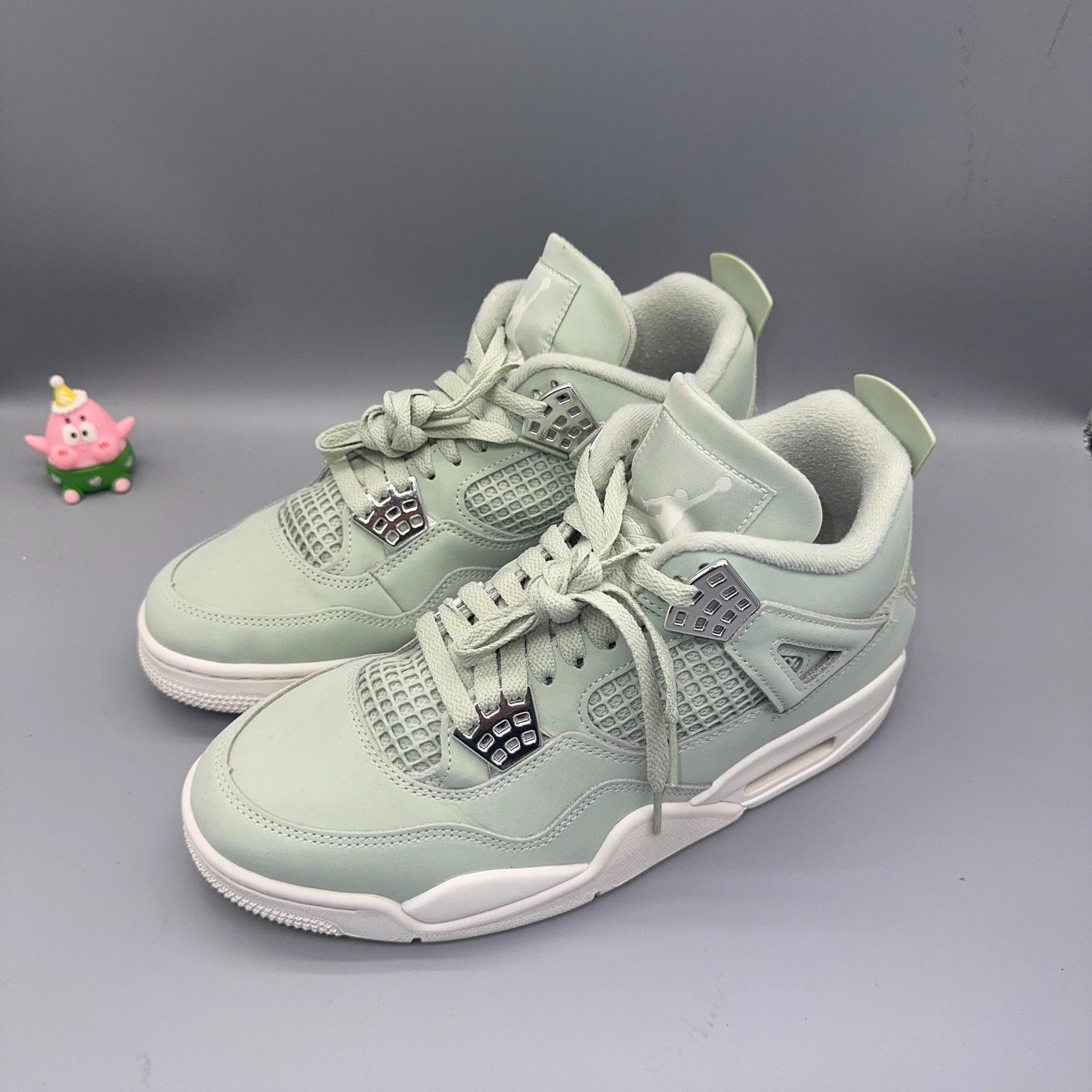 Jordan Brand Jordan AJ4 Green Beige 40.5 Size US 7.5 / EU 40-41 - 1 Thumbnail