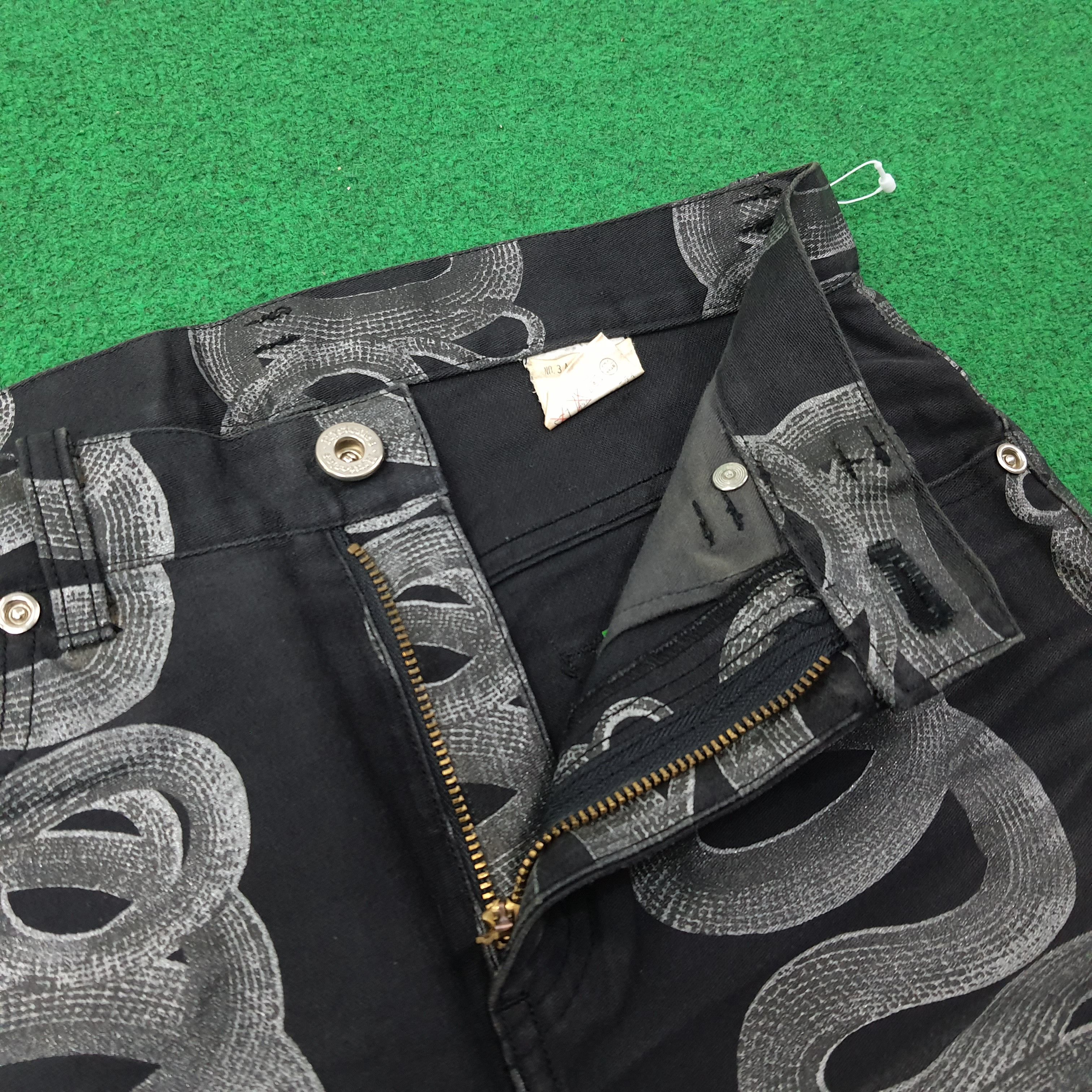 Hysteric Glamour Vintage Hystric Glamour Snake Motif Graphic Denim C265N11 Size 25" / US 0 / IT 36 - 5 Thumbnail