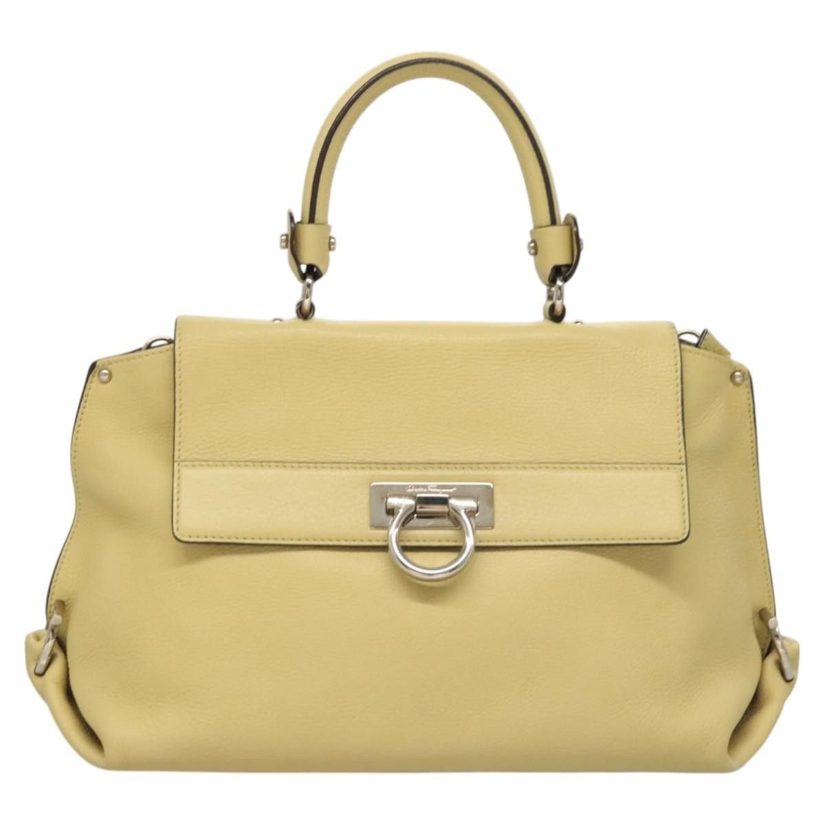 Salvatore Ferragamo Salvatore Ferragamo Gancini handbag Leather Size ONE SIZE - 1 Thumbnail