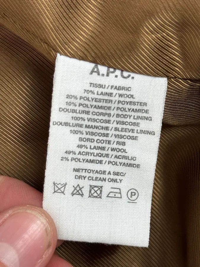 A.P.C. A.P.C. Beige Classy Wool Bomber Jacket Size US M / EU 48-50 / 2 - 13 Thumbnail