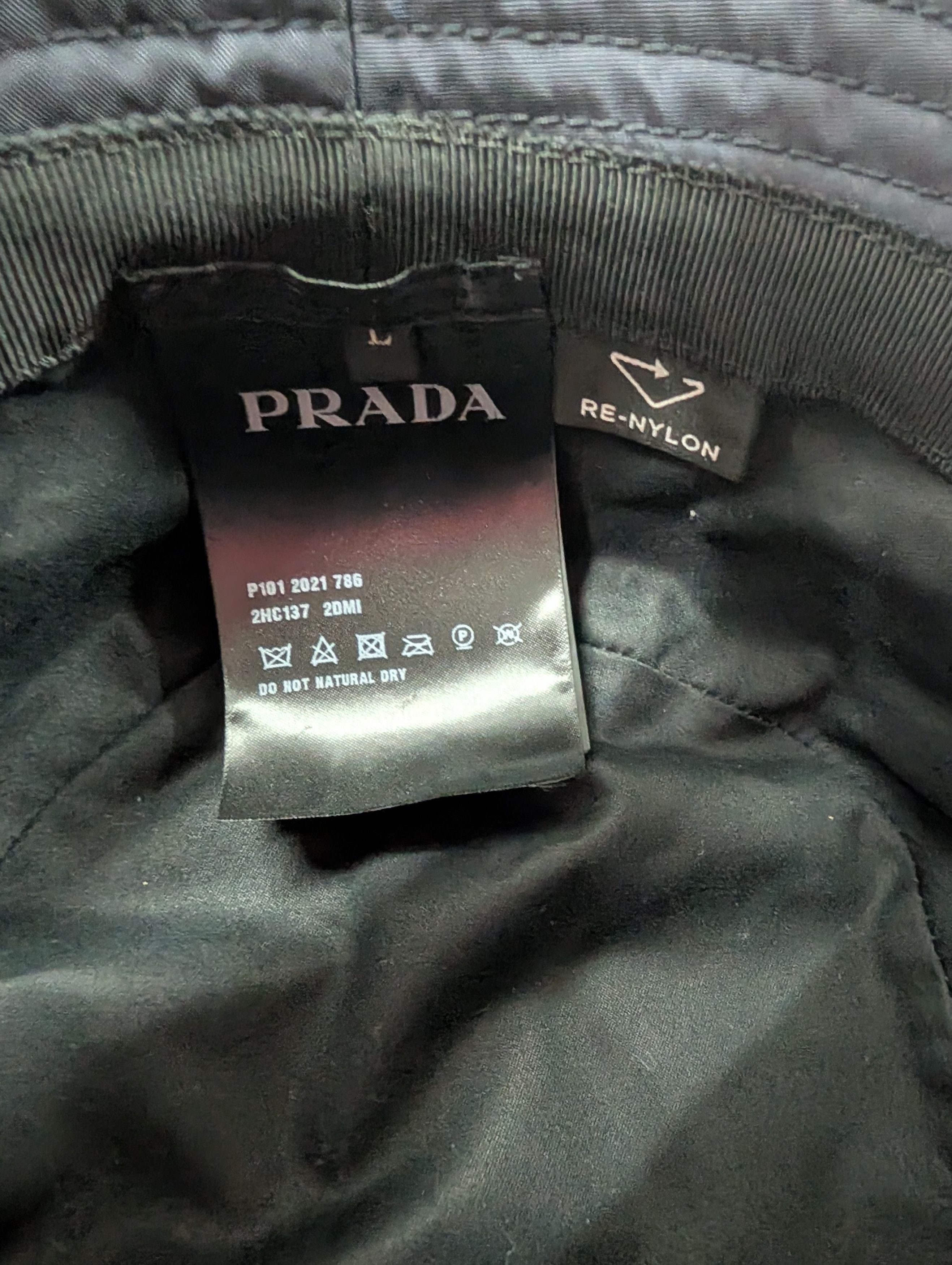 Prada Prada Navy Re-Nylon Bucket Hat Size ONE SIZE - 5 Thumbnail