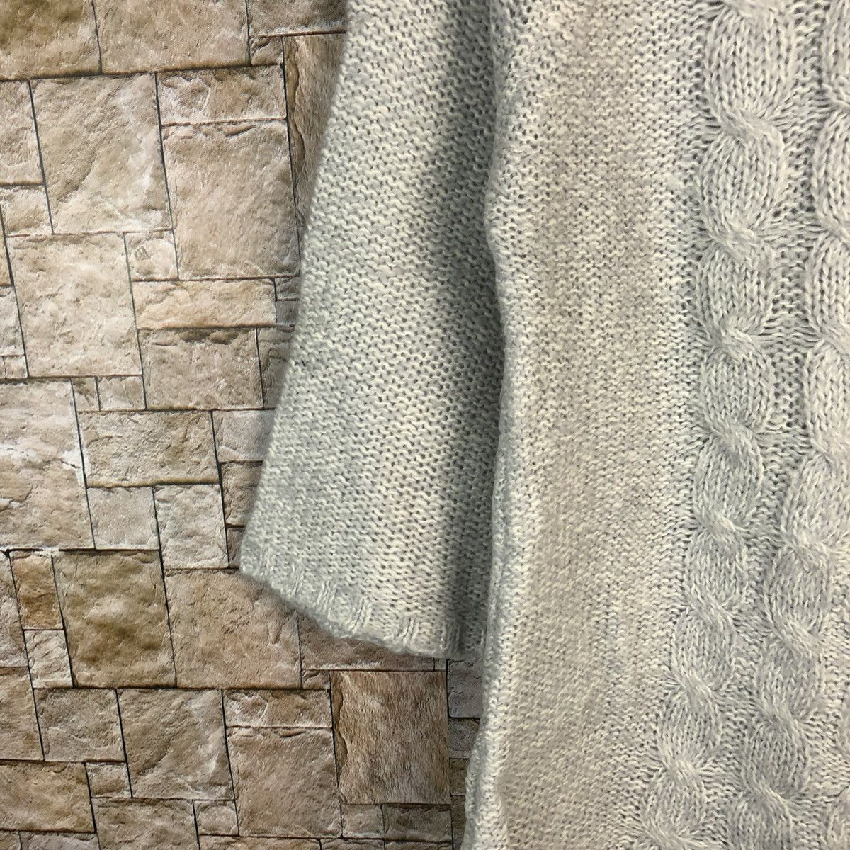 Homespun Knitwear × Japanese Brand × Vintage Japanese Brand Grey vintage Knitwear #A928 Size L / US 10 / IT 46 - 7 Thumbnail