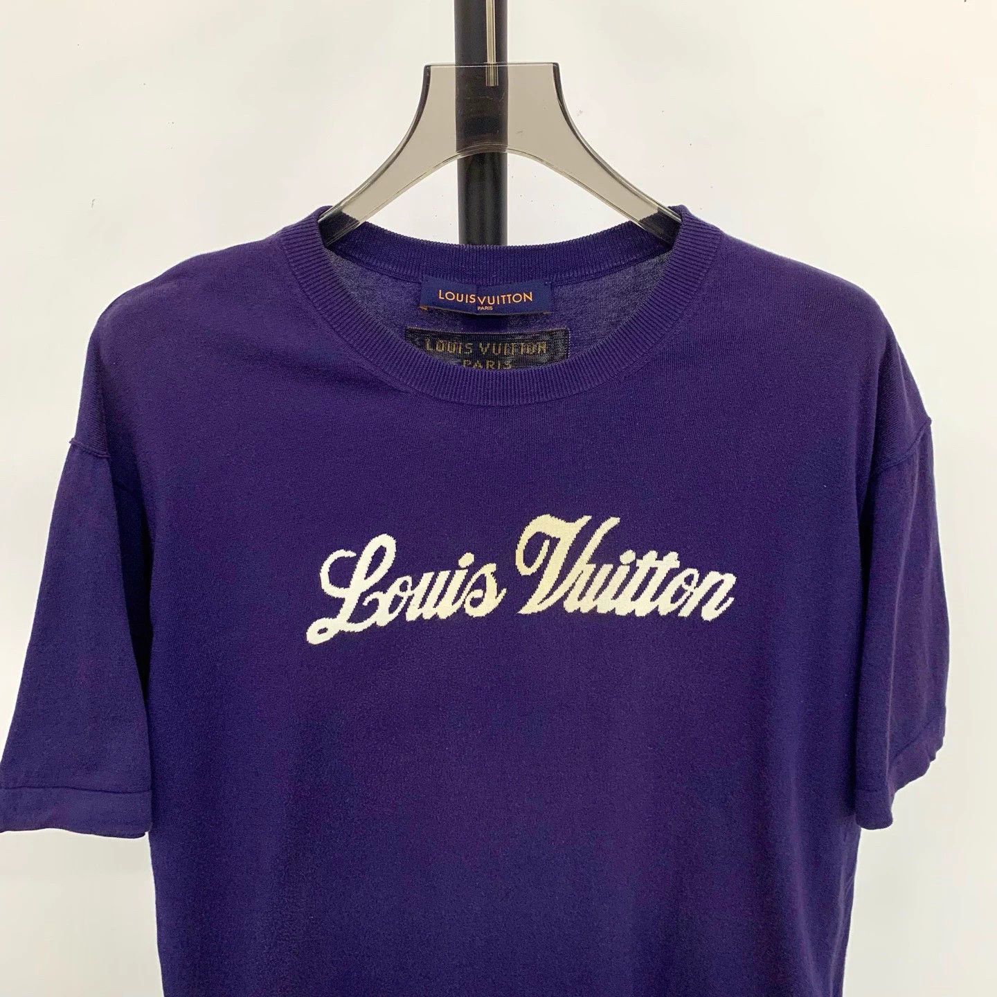 Louis Vuitton LV logo knit crewneck SS Tee WangSulong XL Y1596 Size US XL / EU 56 / 4 - 3 Thumbnail