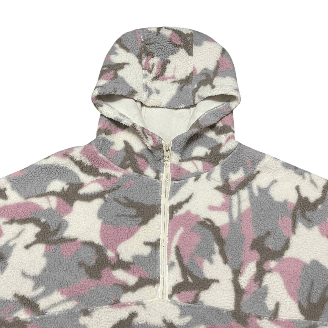 Gap Vintage Gap Camo Half Zipper Fleece Jacket Size US L / EU 52-54 / 3 - 2 Thumbnail