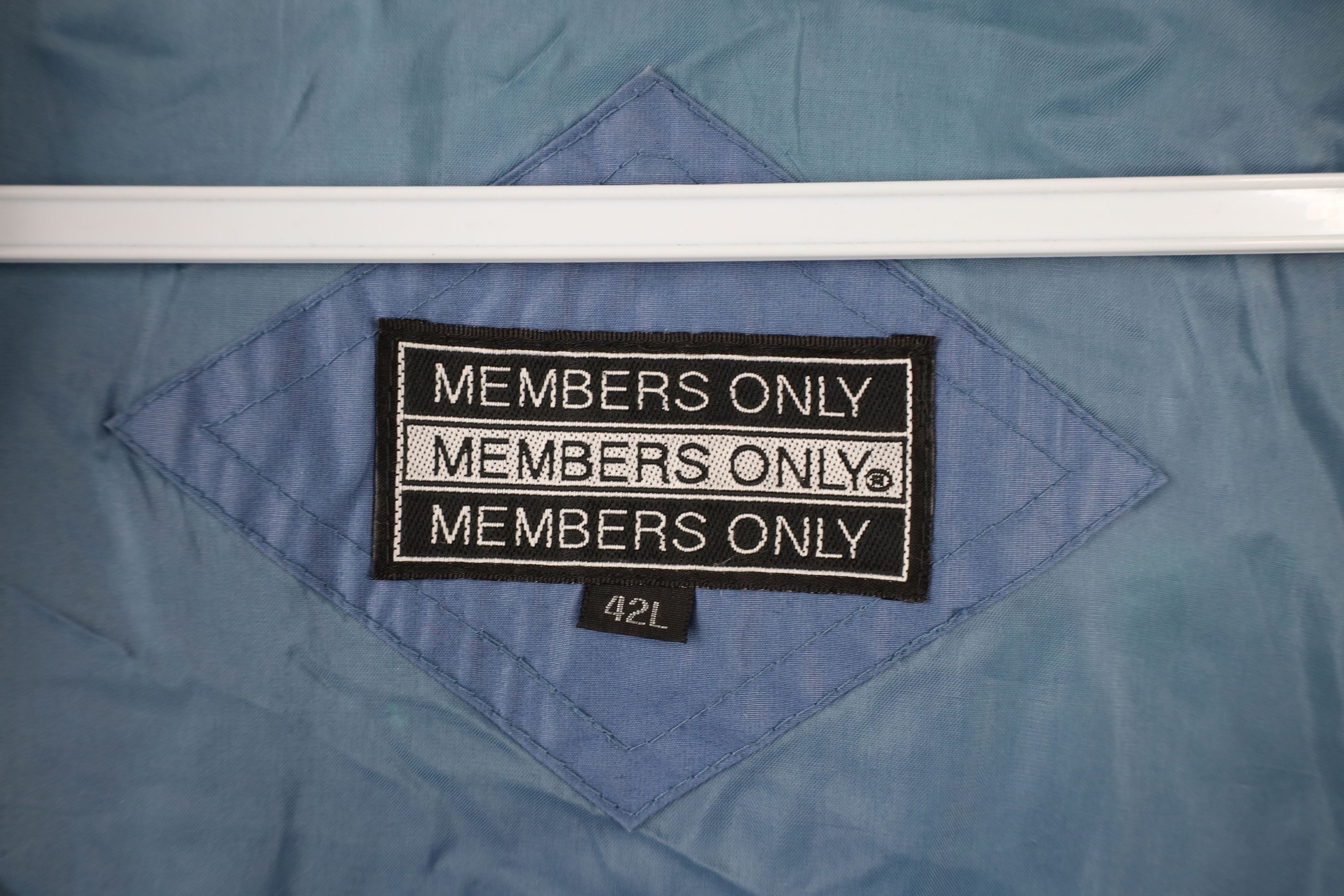 Vintage Vintage 80s 90s Members Only Cafe Racer Bomber Jacket Blue Size US XL / EU 56 / 4 - 11 Thumbnail