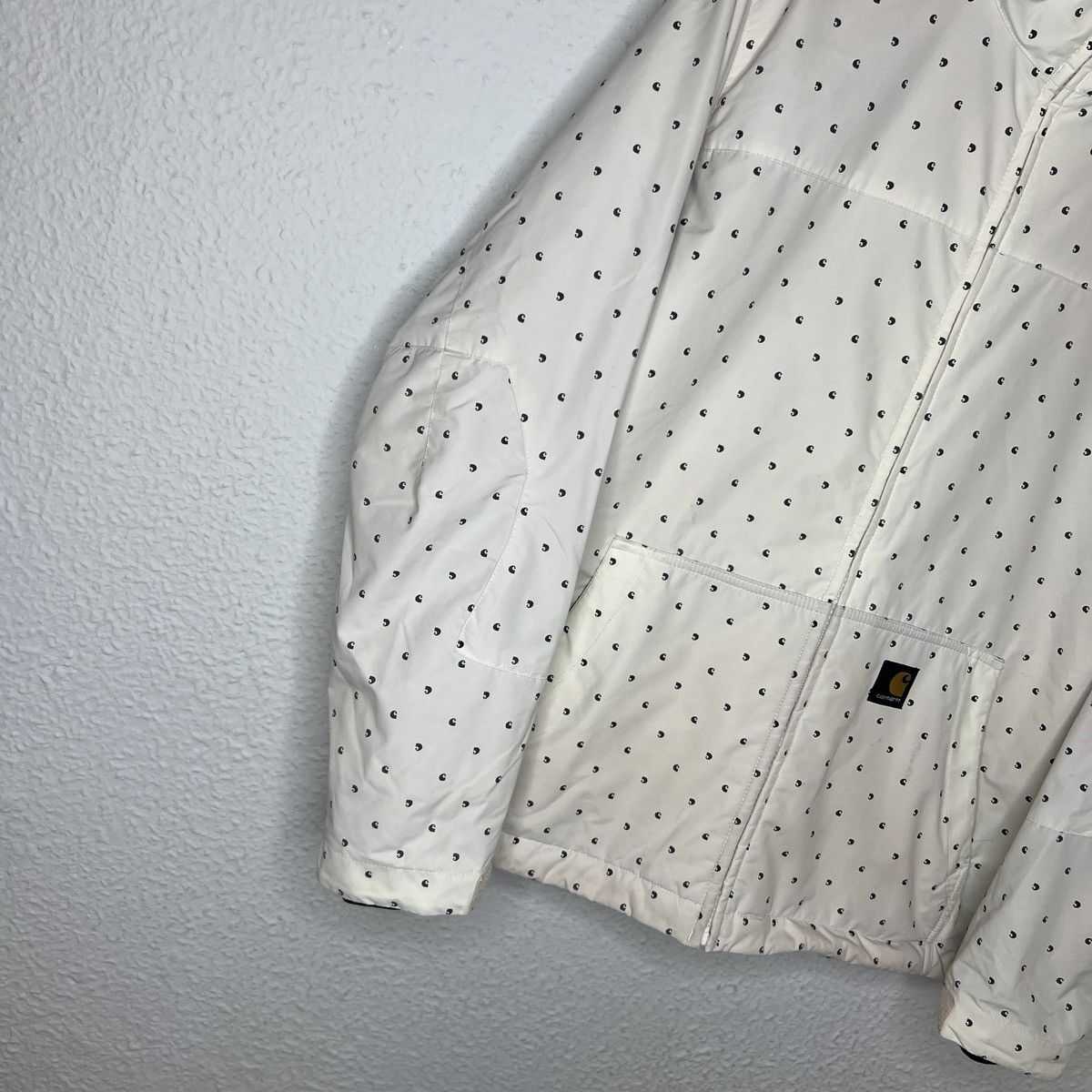 Carhartt Vintage Carhartt WiP Jacket White Monogram Logo Size US L / EU 52-54 / 3 - 2 Thumbnail