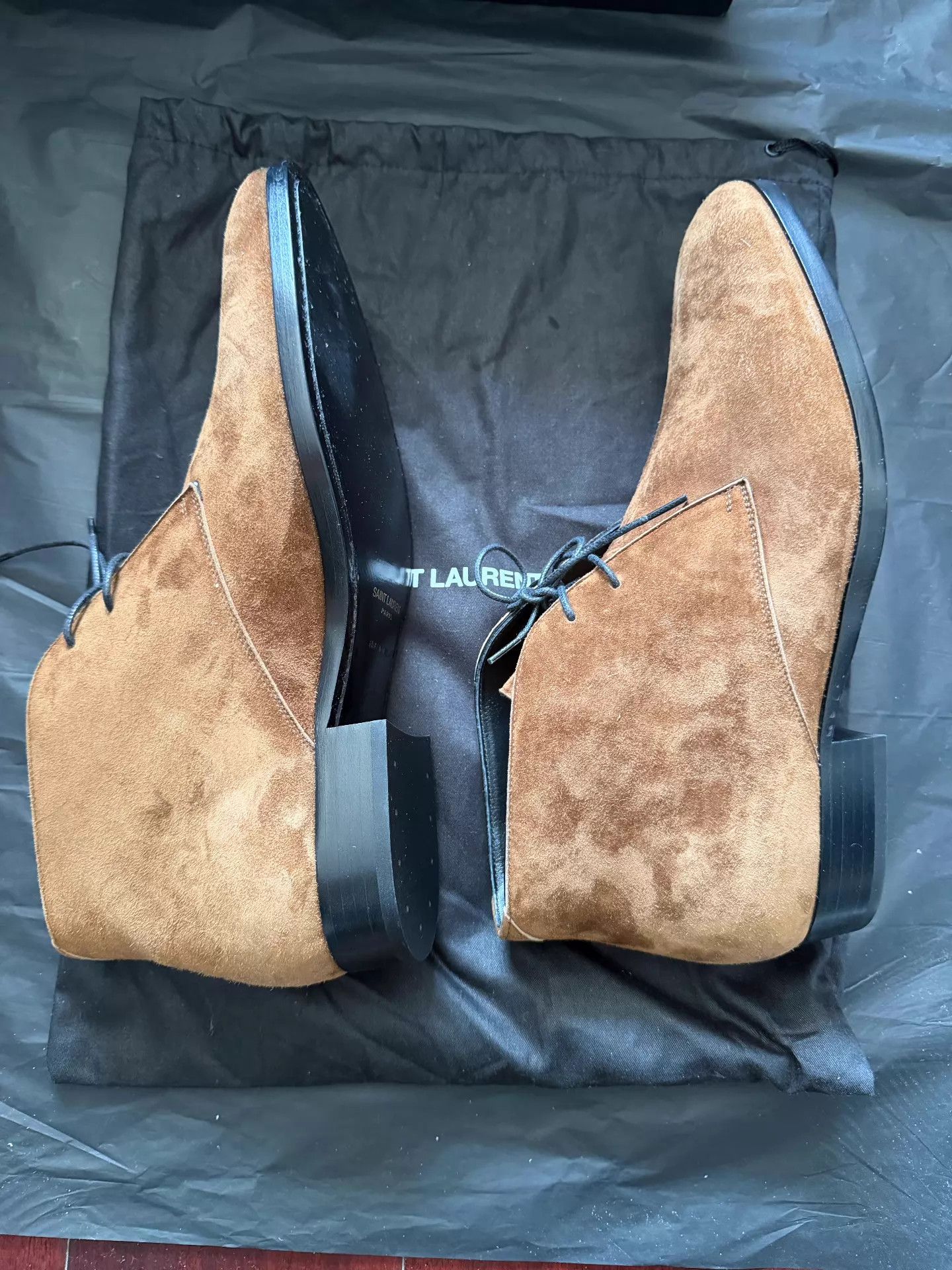 Saint Laurent Paris Saint Laurent Men's Leather Boots Ｑ23 Size US 7 / EU 40 - 2 Thumbnail