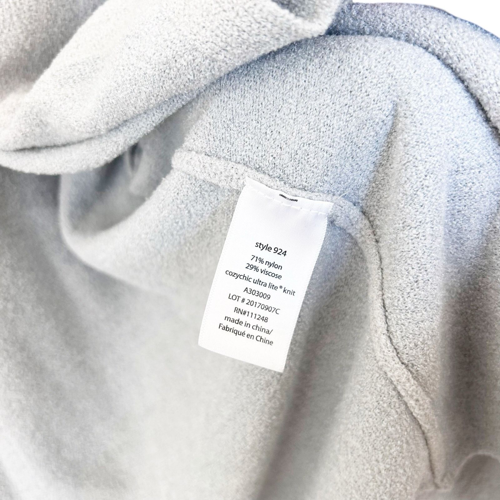 Other Barefoot Dreams Cozychic Ultra Lite Gray Cardigan Sz S/M Size S / US 4 / IT 40 - 3 Thumbnail