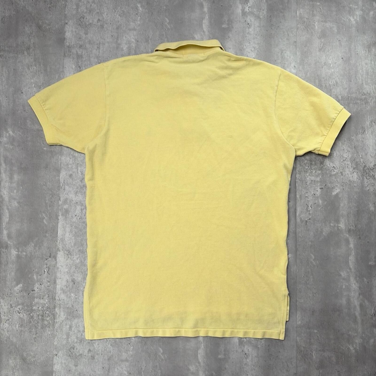 Polo Ralph Lauren Vintage 90’s Yellow Polo Ralph Lauren Skater Polo Shirt Size US M / EU 48-50 / 2 - 5 Thumbnail