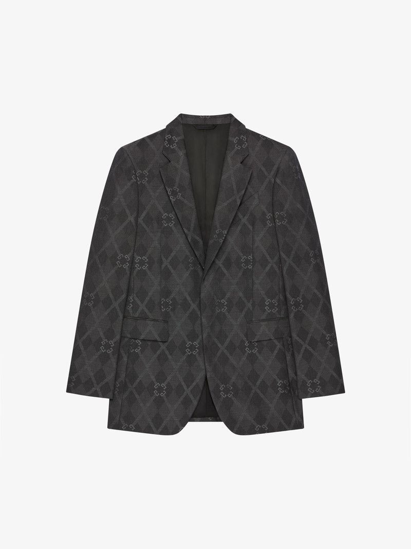 Givenchy o1n1vont0326 Slim Fit Jacket in Black Size US M / EU 48-50 / 2 - 1 Thumbnail