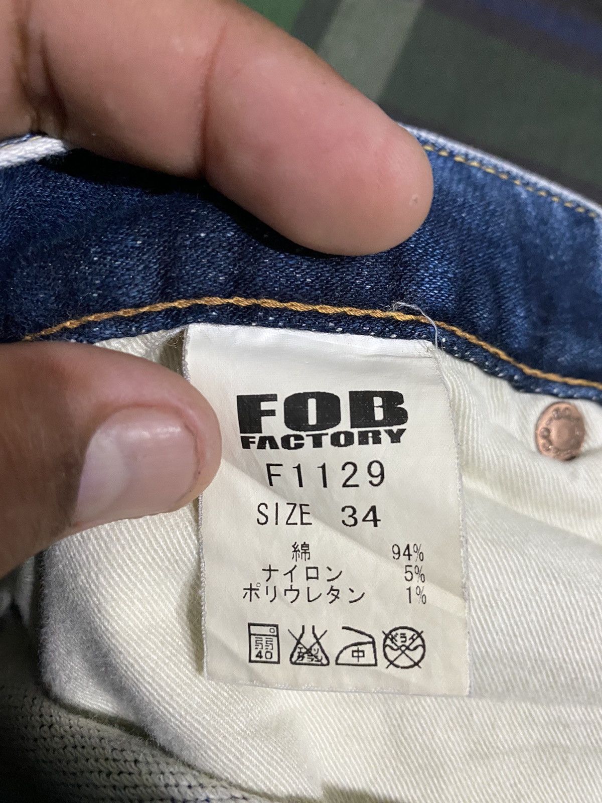 FOB Factory × Japanese Brand FOB Factory Jeans Size US 34 / EU 50 - 8 Thumbnail