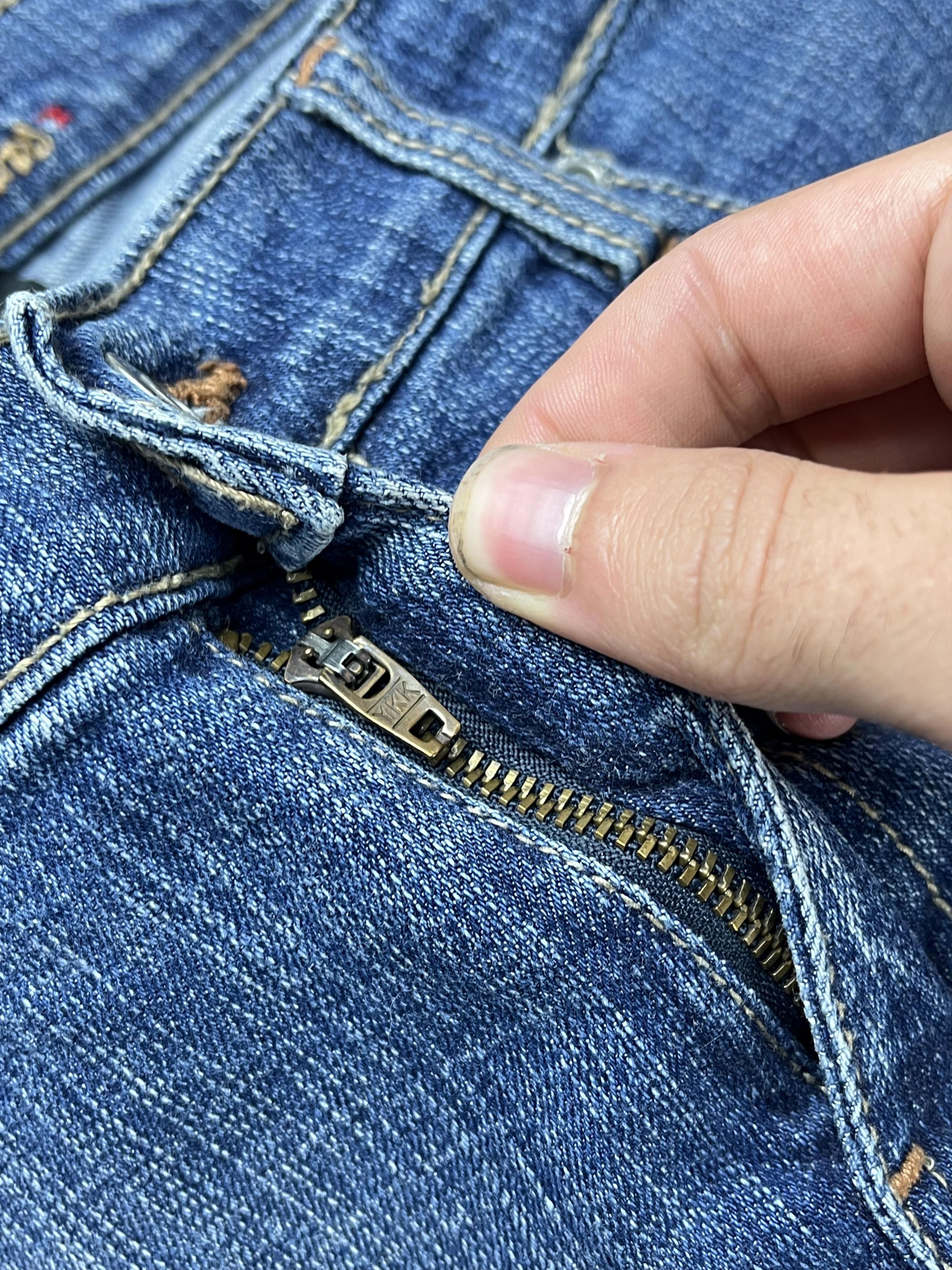 Japanese Brand SOUTHPOLE VINTAGE CRAZY BAGGY FIT REWORK JEAN Size US 34 / EU 50 - 10 Thumbnail