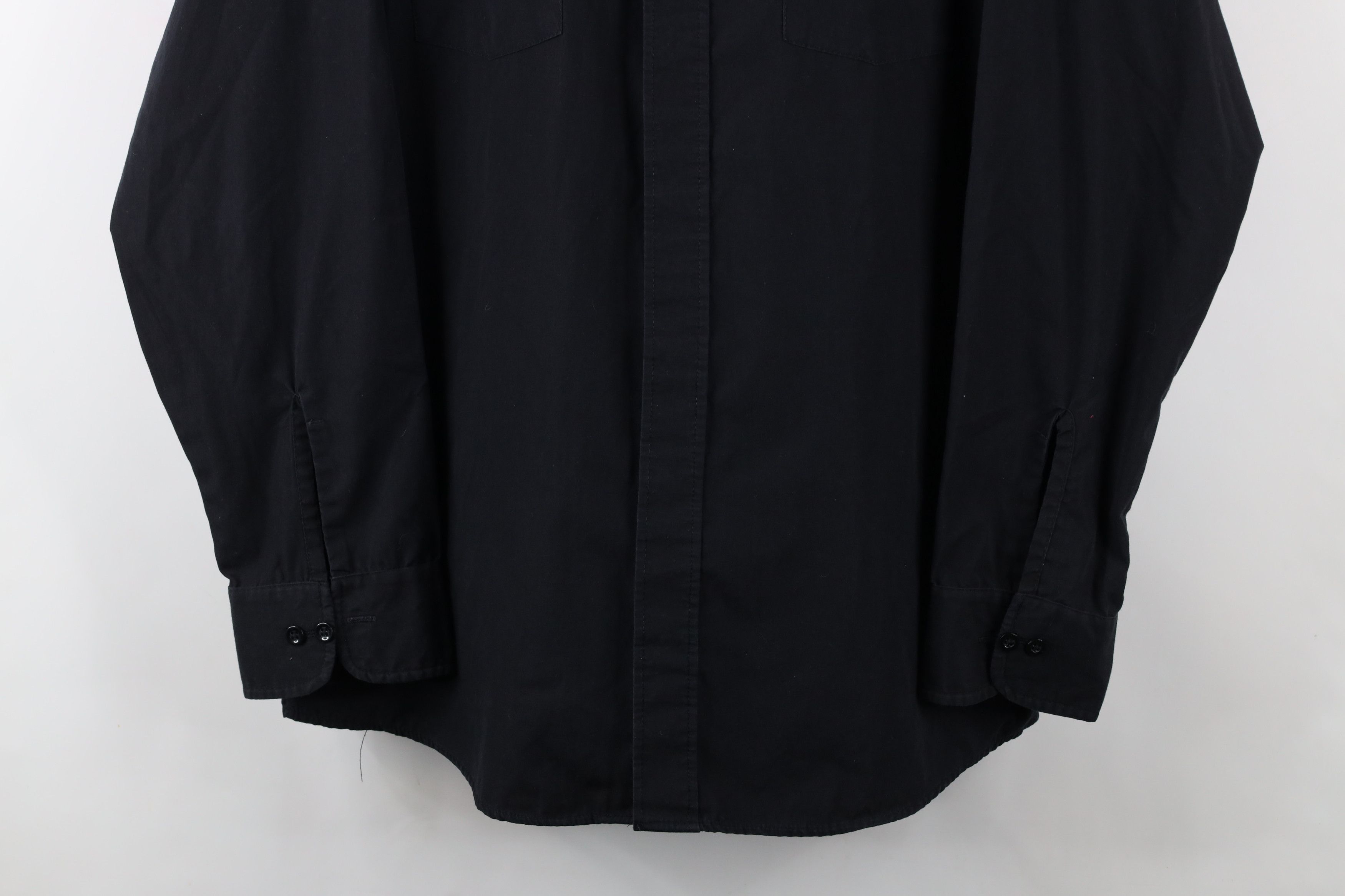 Vintage Vintage 90s Streetwear Clerical Band Collar Button Shirt USA Size US M / EU 48-50 / 2 - 3 Thumbnail