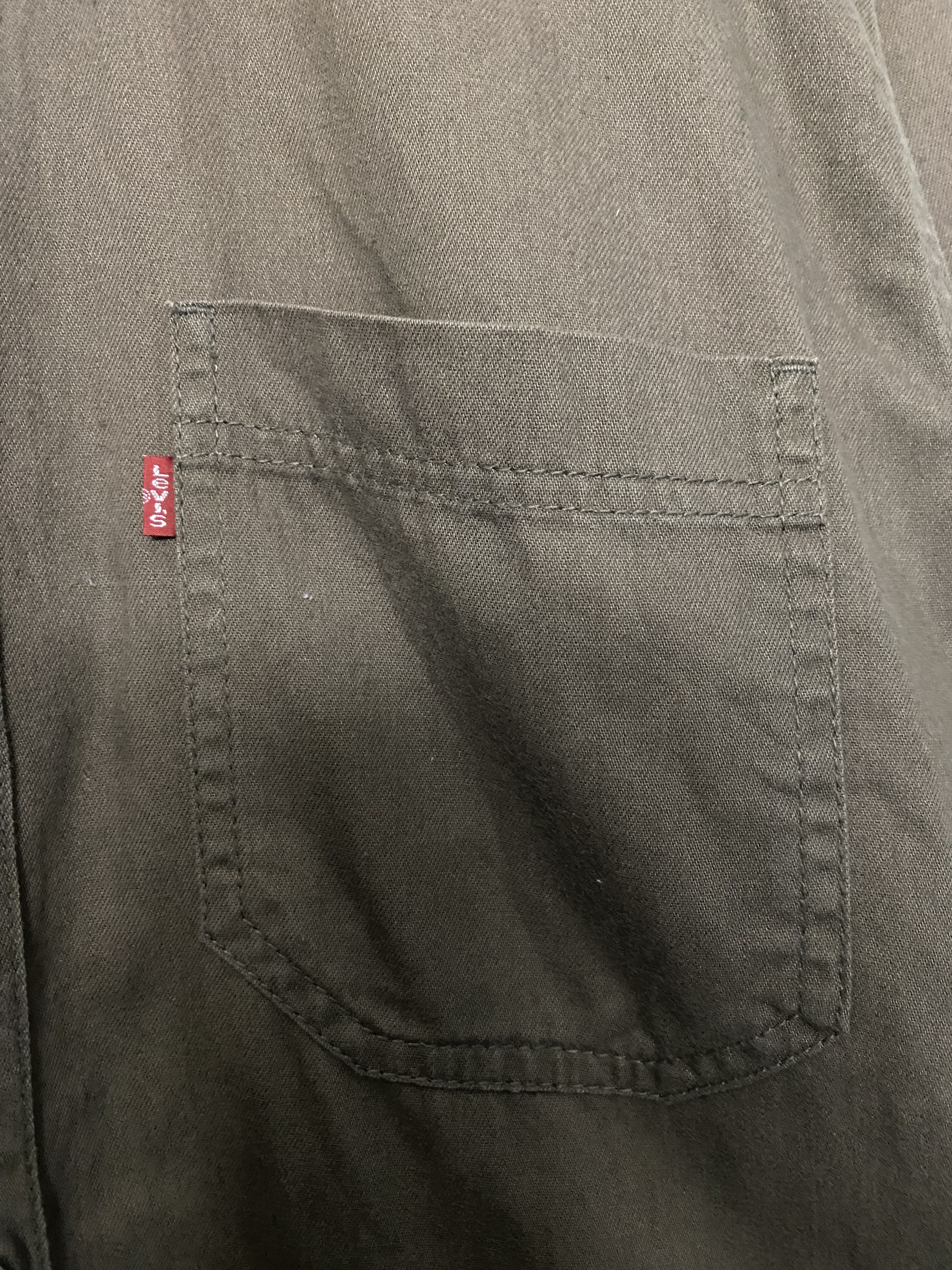 Levi's Vintage Clothing Vtg 97s Levi's Red Tab Jeanswear Brown Cotton Shirt Size M Size US M / EU 48-50 / 2 - 3 Thumbnail