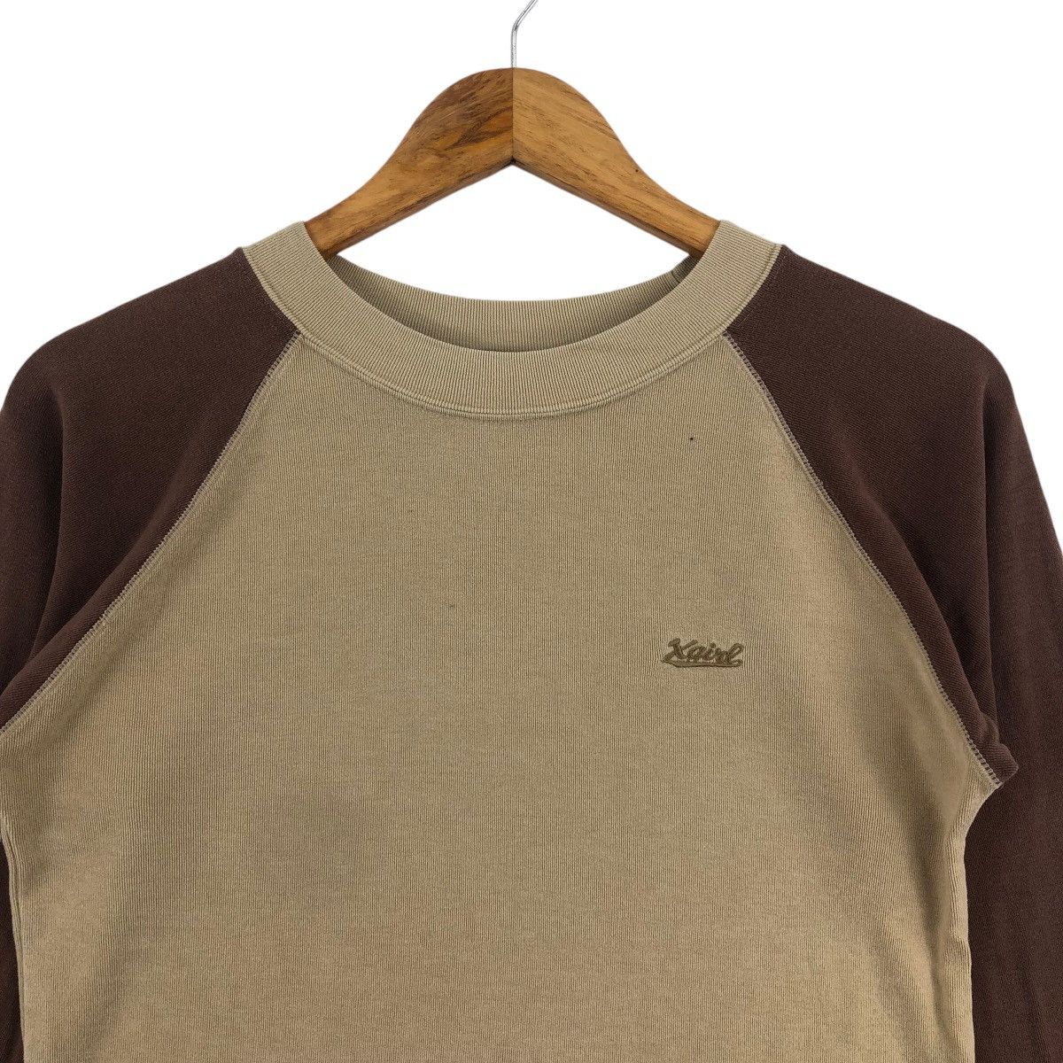 Japanese Brand Vintage X-GIRL Sweatshirt Two Tones Pullover Japanese Brand Size US M / EU 48-50 / 2 - 2 Thumbnail