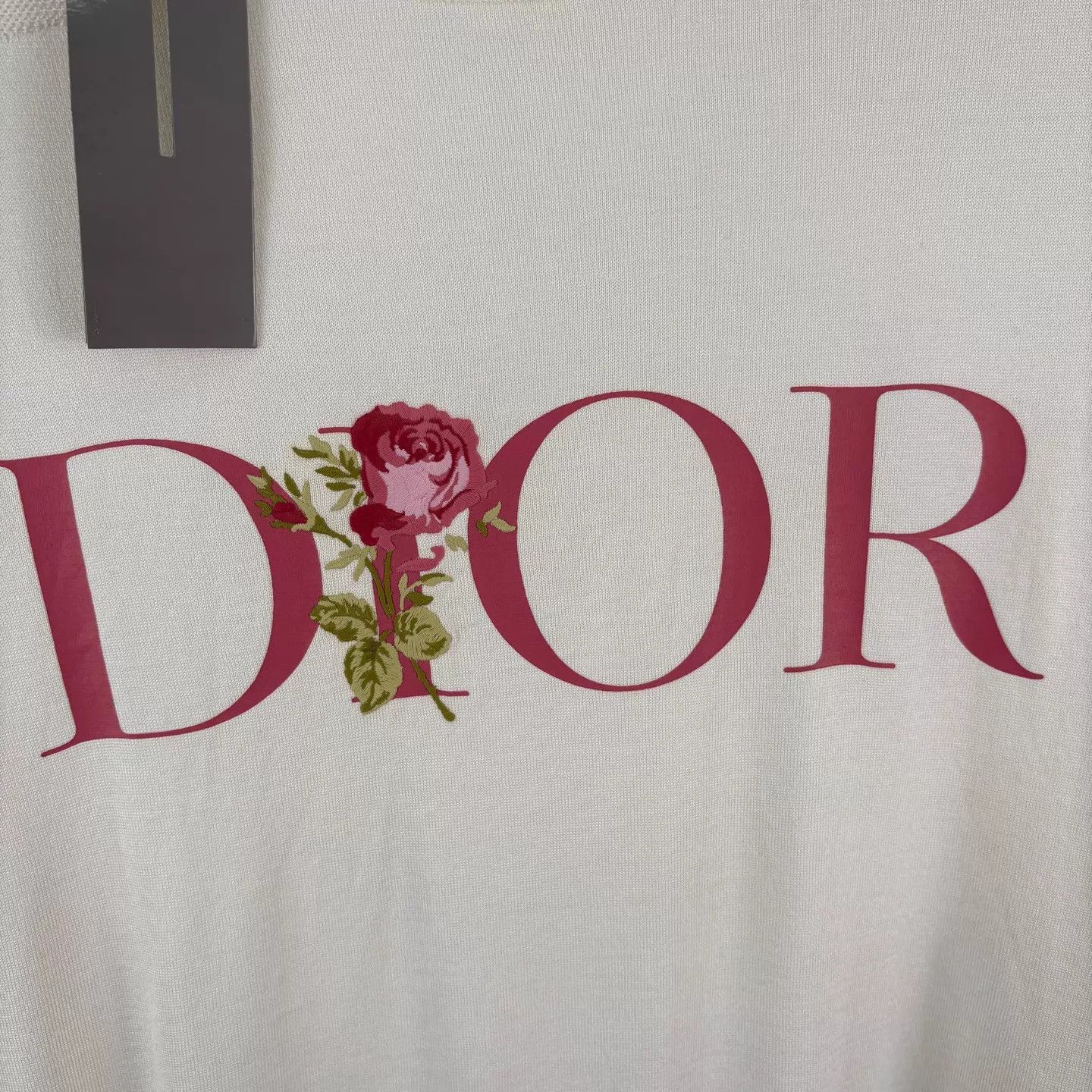 Dior Dior Embroidered Rose Logo Knit LS XL New Size XL / US 12-14 / IT 48-50 - 4 Thumbnail