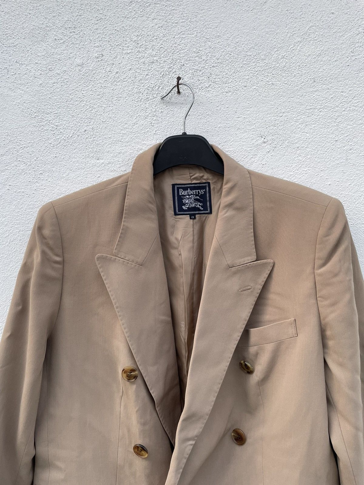 Burberry Prorsum Vintage Burberry Double Breasted Wool Coat Blazer Size XL / US 12-14 / IT 48-50 - 2 Thumbnail