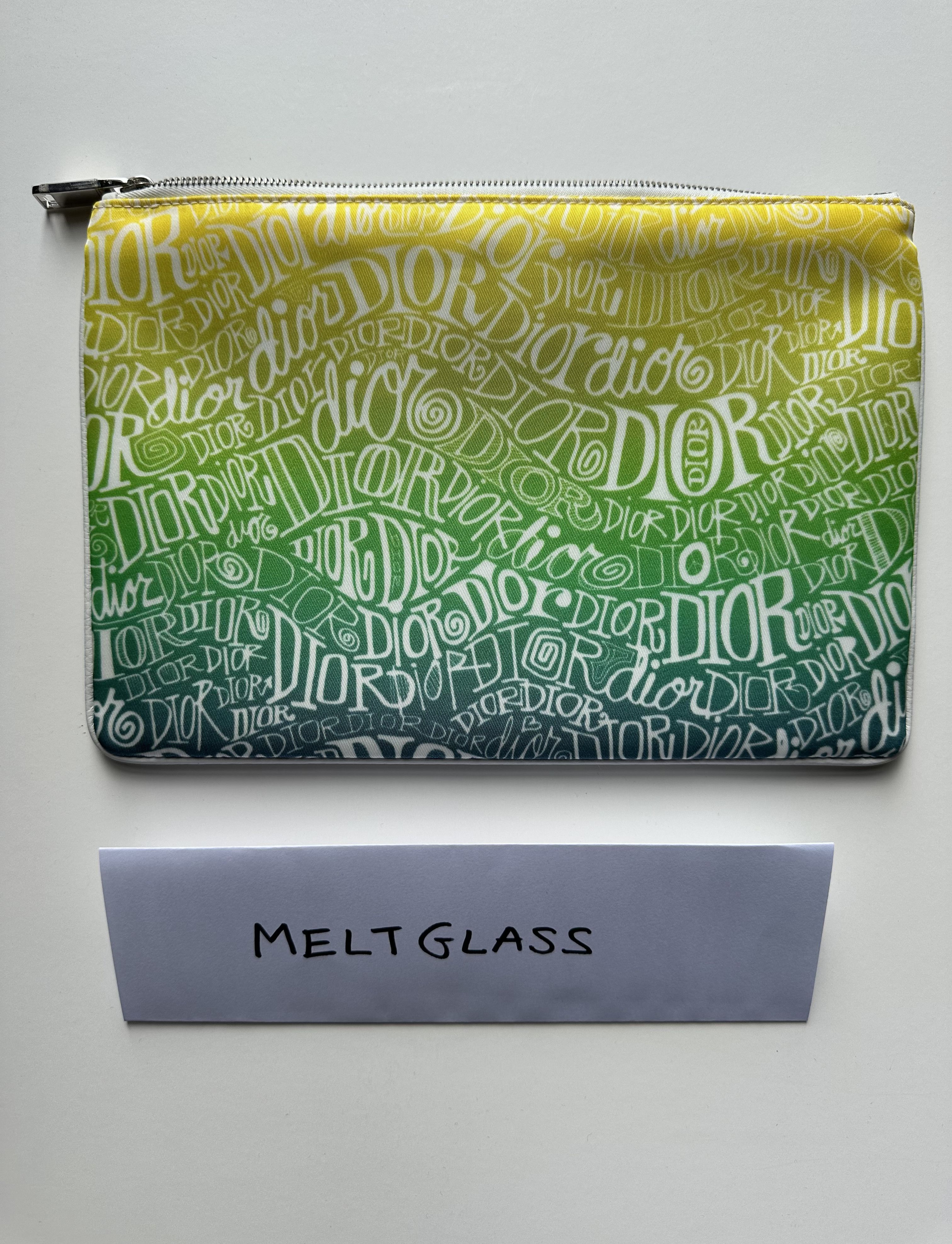 Dior Shawn Stüssy x Dior Men's Kim Jones Fan & Pouch 2020 Size ONE SIZE - 10 Thumbnail