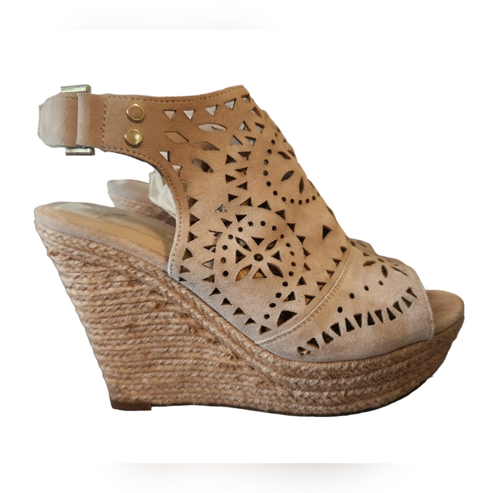 Marc Fisher Marc Fisher Women's Harlea Wedge Sandal Platform 7.5 Size US 7.5 / IT 37.5 - 6 Thumbnail