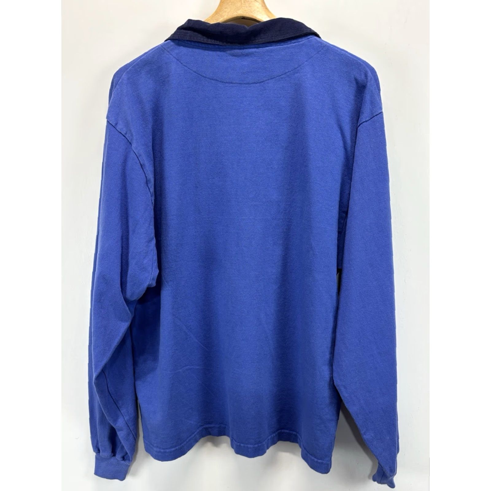 Vintage VINTAGE Ruck-it Rugby Shirt Men’s XL Blue Long Sleeve Corduroy Collar Preppy Logo (Button-Up) Size US XL / EU 56 / 4 - 3 Thumbnail