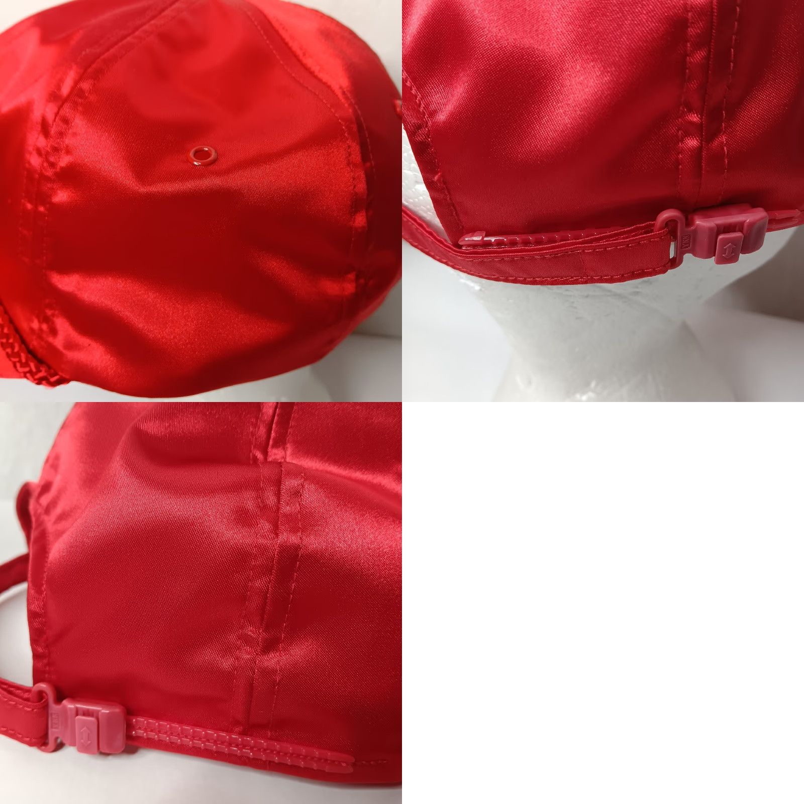 Vintage VINTAGE KC Shriners Osiris Arabian Band Cap Red Satin Adjustable YKK One Size Men Size ONE SIZE - 10 Thumbnail