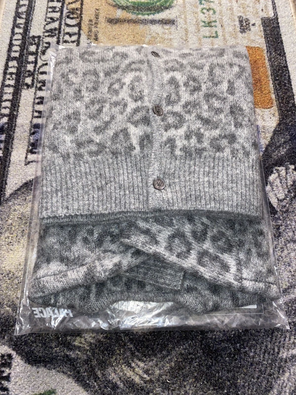 Palace Palace Chill Cardigan Snow Leopard | Grailed