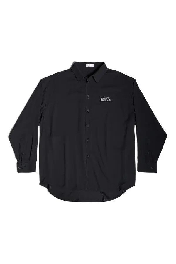 o1mt1gz0624 Fashion Institute Fluid Blouse in Black