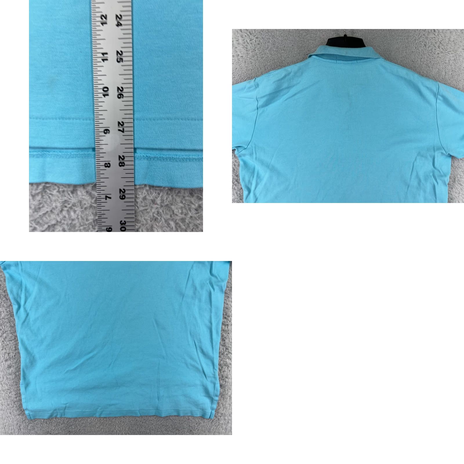 Polo Ralph Lauren VINTAGE Polo Ralph Lauren Shirt Men Large Blue Golf Pony Logo Short Sleeve Cotton Size US L / EU 52-54 / 3 - 9 Thumbnail