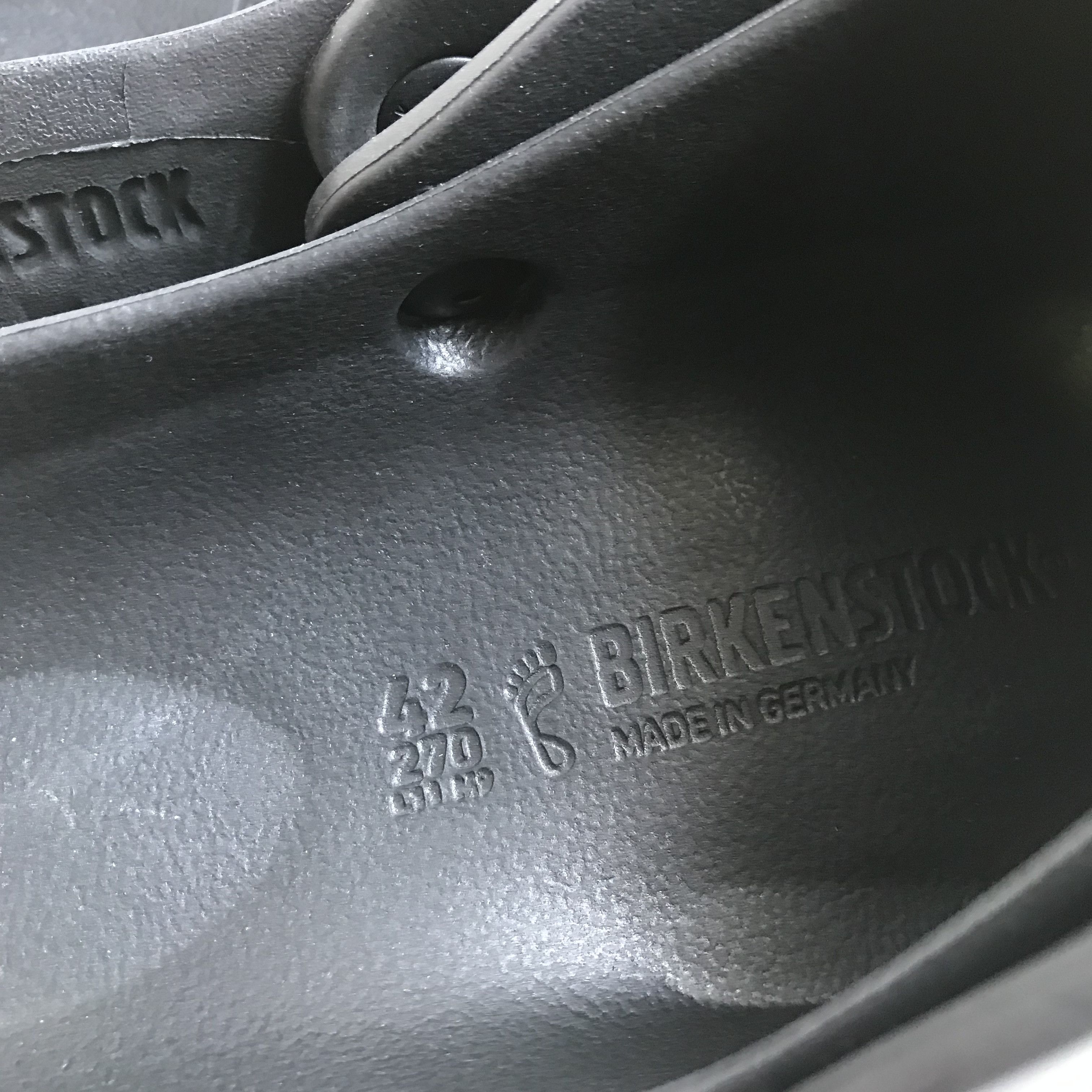 Birkenstock Birkenstock Birki Flow Black Size 42 eur 8uk Made in Germany Size US 9 / EU 42 - 5 Thumbnail