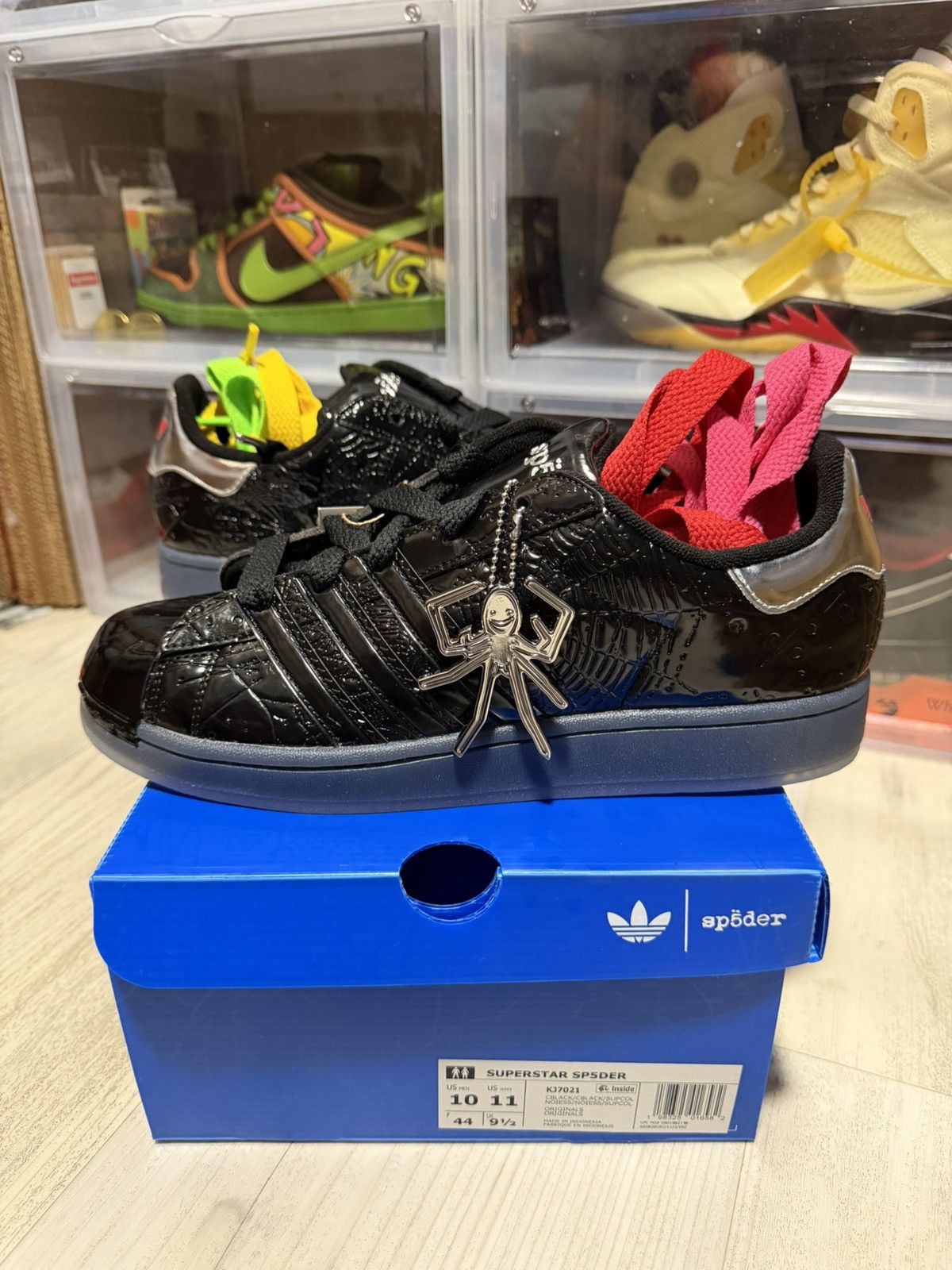 Adidas Adidas Superstar Sp5der Black Size US 10 / EU 43 - 1 Thumbnail