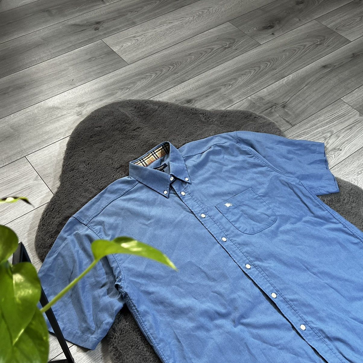 Burberry × Vintage Burberry cotton shirt Size US L / EU 52-54 / 3 - 3 Thumbnail