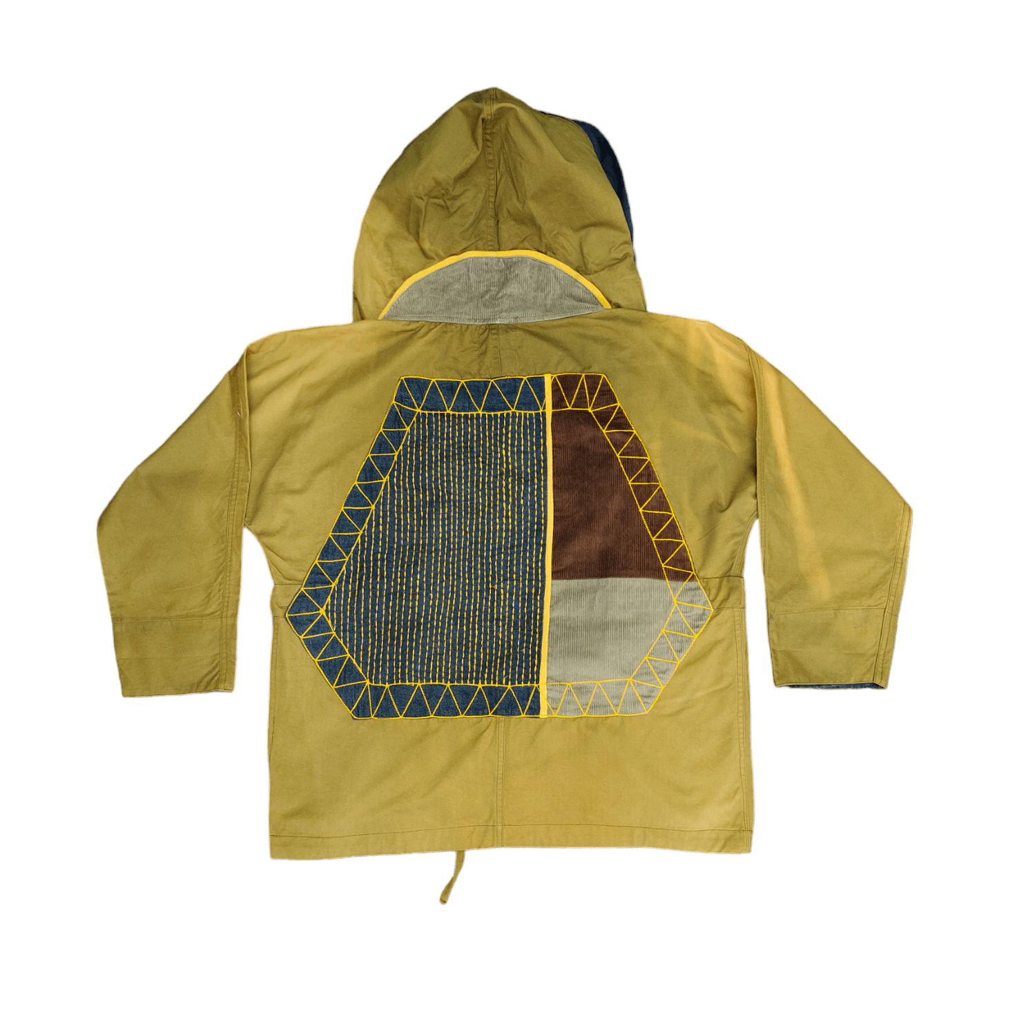 If Six Was Nine Amina Patchwork Boro Distress Color Multi Pocket Jacket Size US XL / EU 56 / 4 - 1 Thumbnail